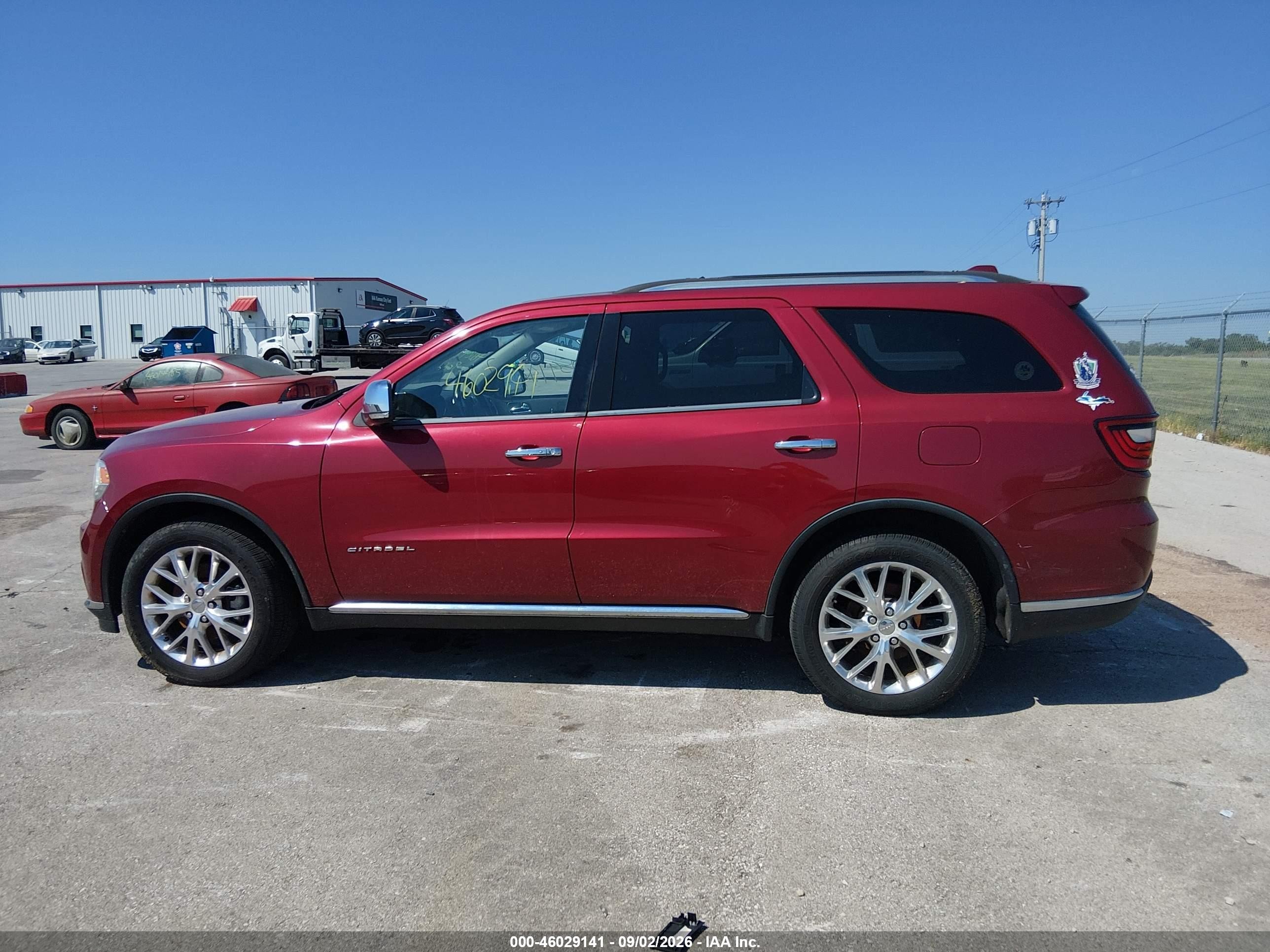 2015 Dodge Durango Citadel Red vin: 1C4RDJEG6FC156221
