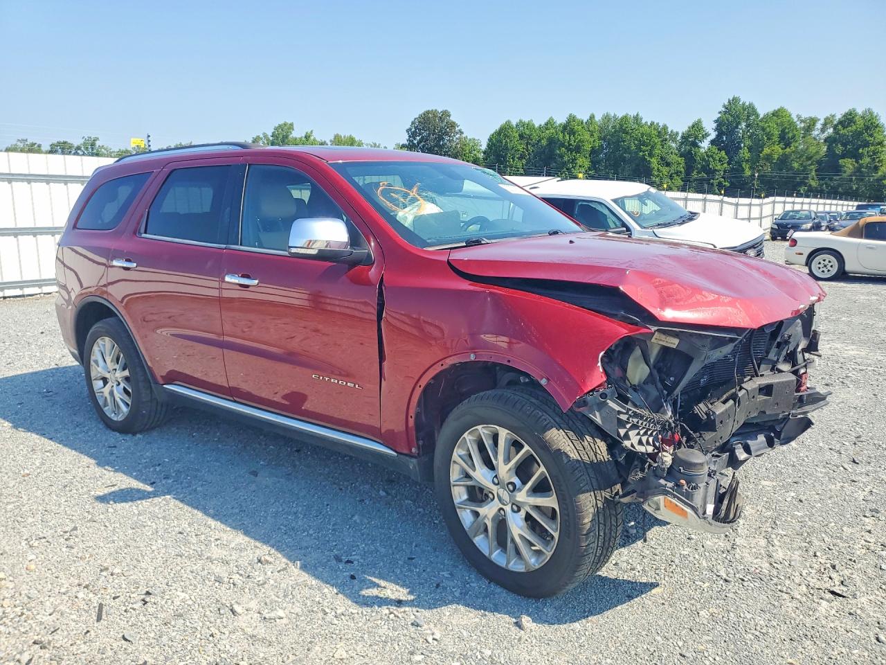 2015 Dodge Durango Citadel Бордовый vin: 1C4RDJEG6FC861097