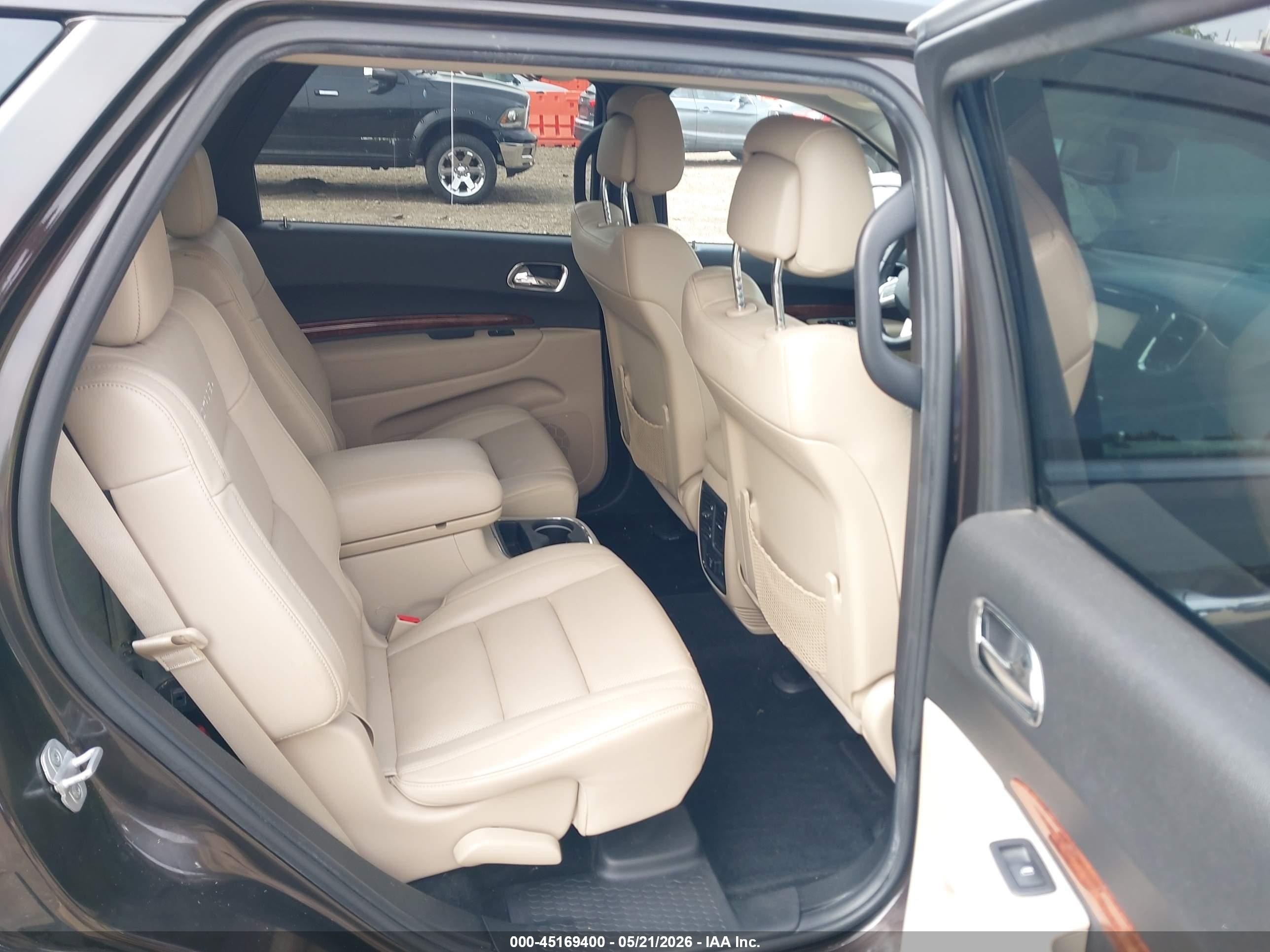 2012 Dodge Durango Citadel Dark Brown vin: 1C4RDJEG7CC337274