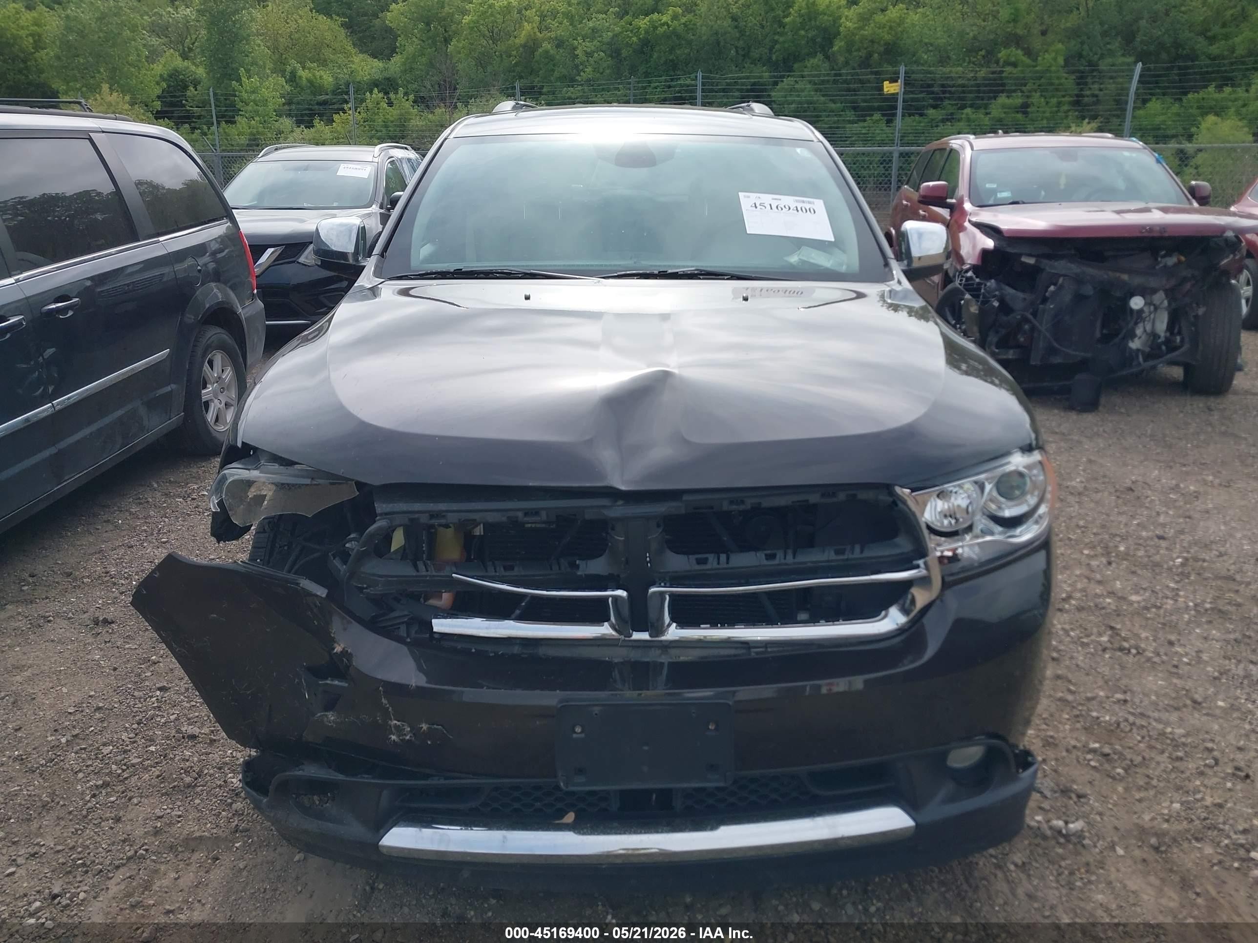 2012 Dodge Durango Citadel Dark Brown vin: 1C4RDJEG7CC337274