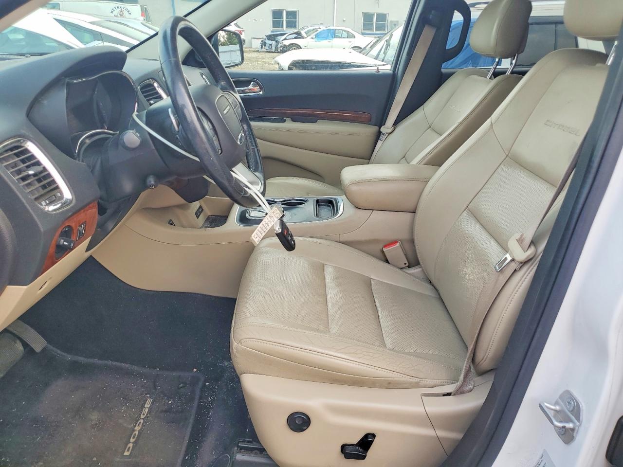 2015 Dodge Durango Citadel White vin: 1C4RDJEG7FC177823