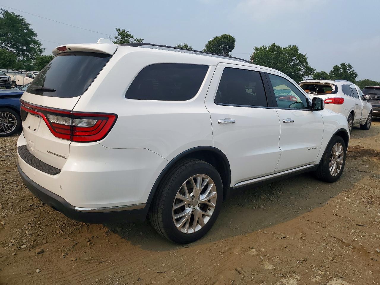 2015 Dodge Durango Citadel White vin: 1C4RDJEG7FC177823