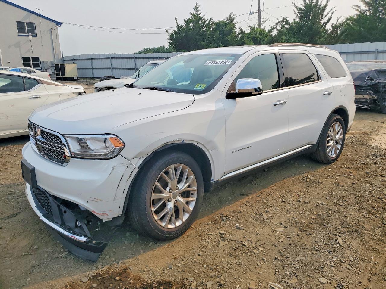 2015 Dodge Durango Citadel White vin: 1C4RDJEG7FC177823