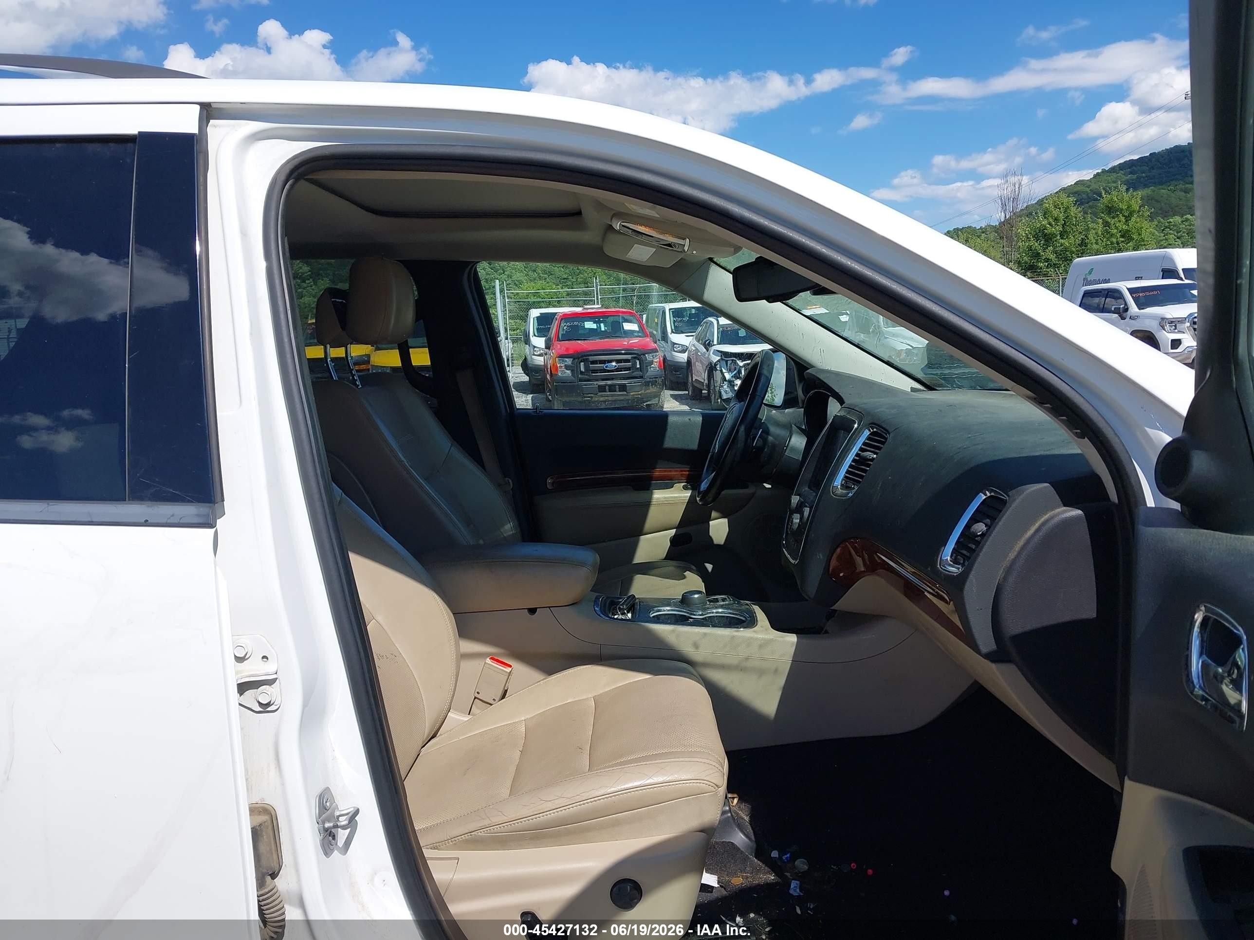 2015 Dodge Durango Citadel White vin: 1C4RDJEG7FC954274