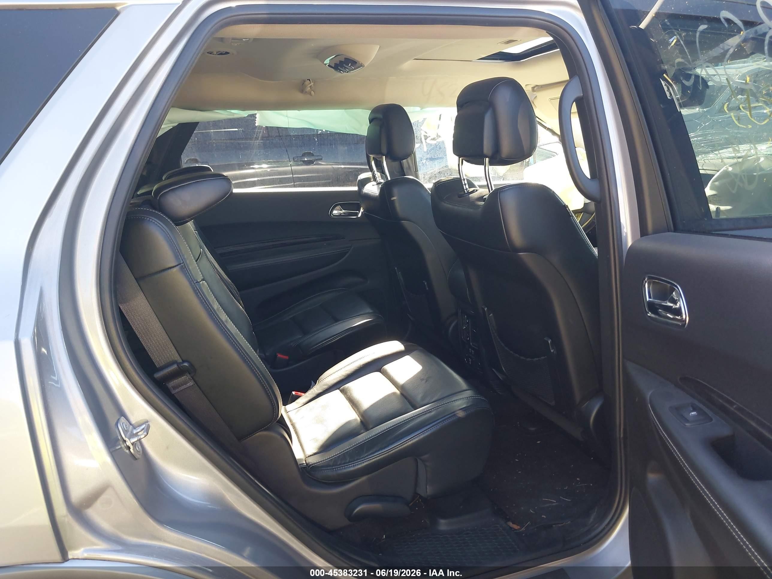 2016 Dodge Durango Citadel Silver vin: 1C4RDJEG7GC475533