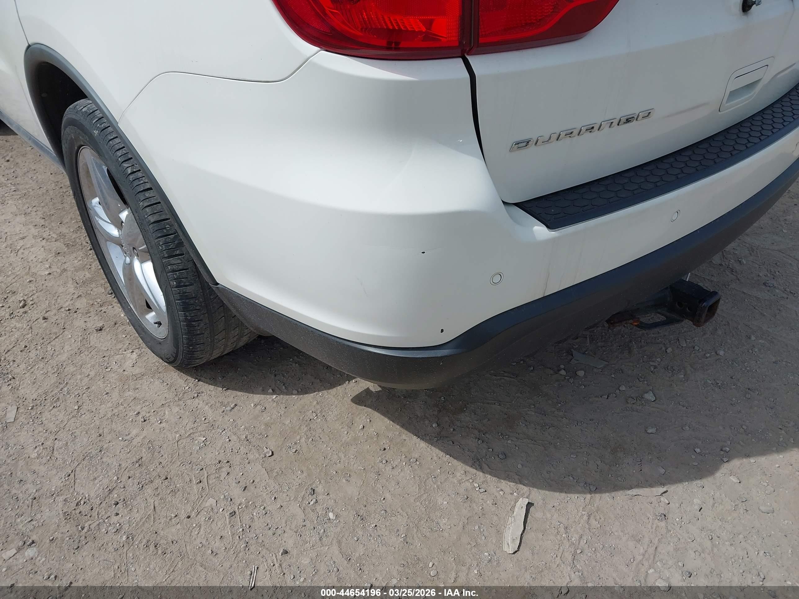 2012 Dodge Durango Citadel White vin: 1C4RDJEG8CC112796