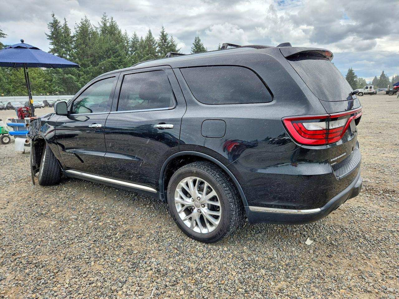 2014 Dodge Durango Citadel Черный vin: 1C4RDJEG8EC397289