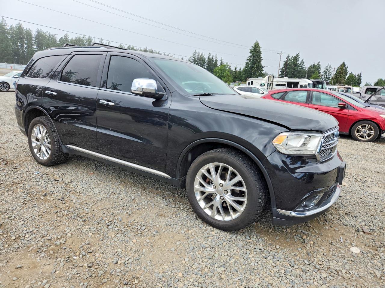 2014 Dodge Durango Citadel Черный vin: 1C4RDJEG8EC397289