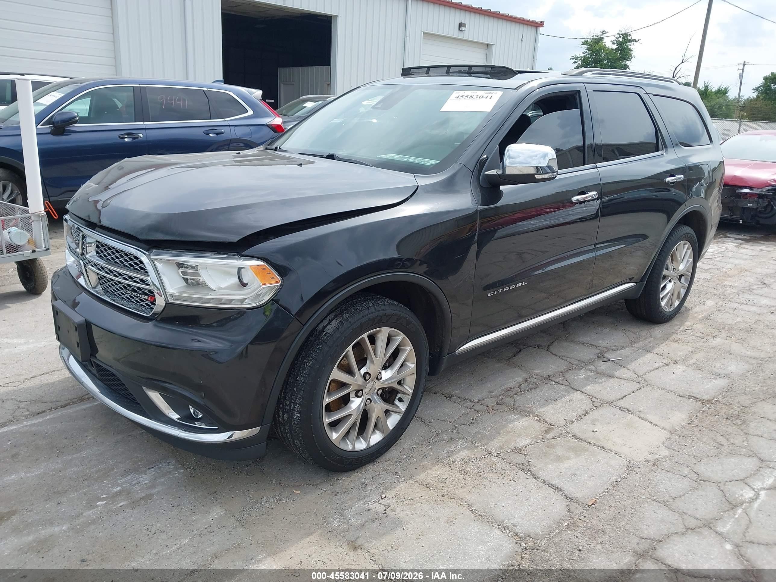 2015 Dodge Durango Citadel Black vin: 1C4RDJEG8FC690112