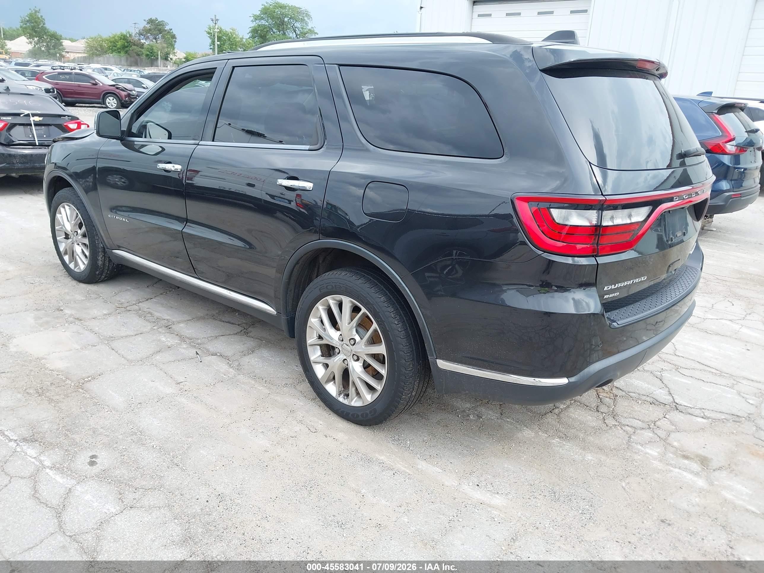 2015 Dodge Durango Citadel Black vin: 1C4RDJEG8FC690112