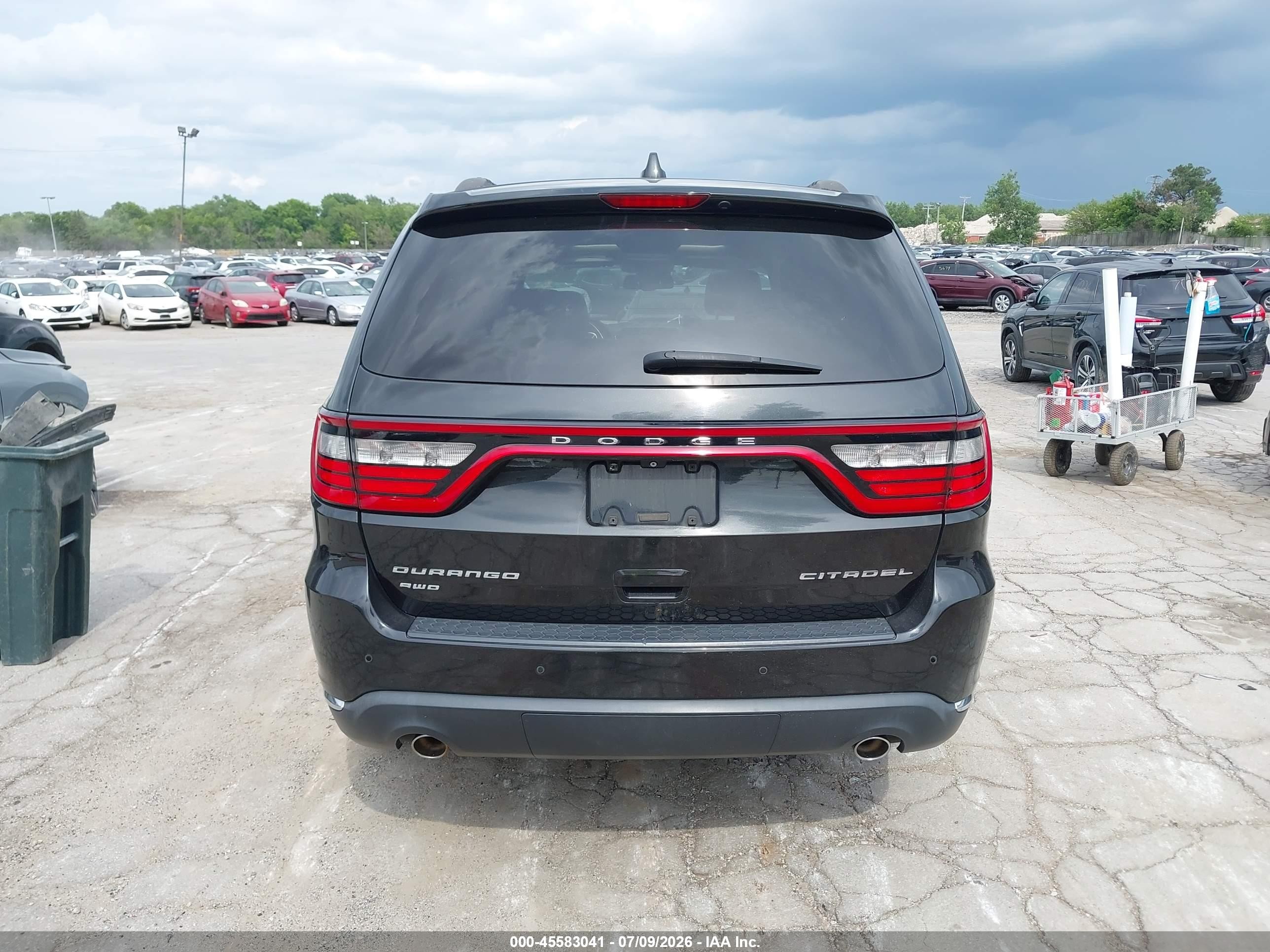 2015 Dodge Durango Citadel Black vin: 1C4RDJEG8FC690112