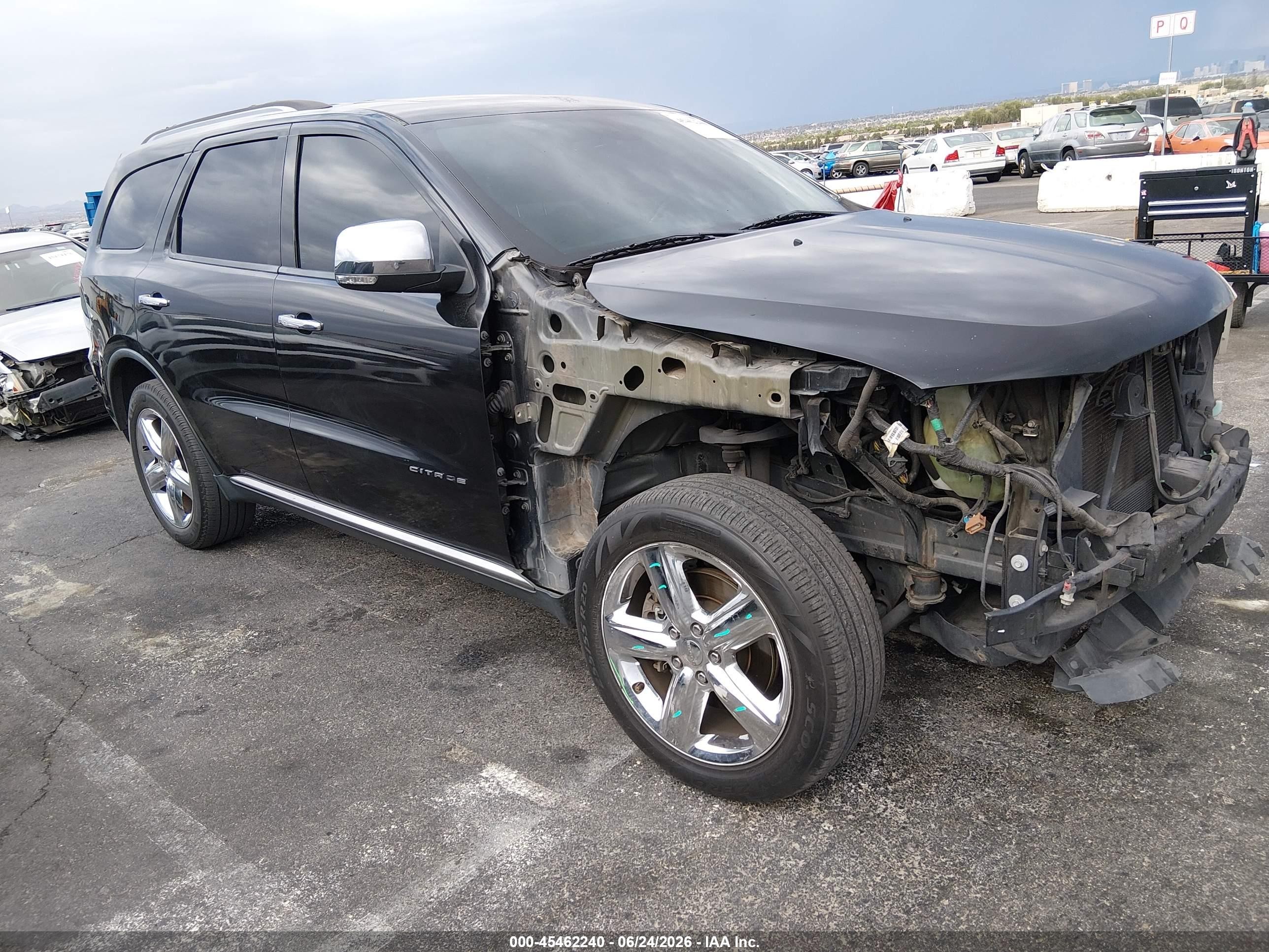 2012 Dodge Durango Citadel Black vin: 1C4RDJEG9CC321108