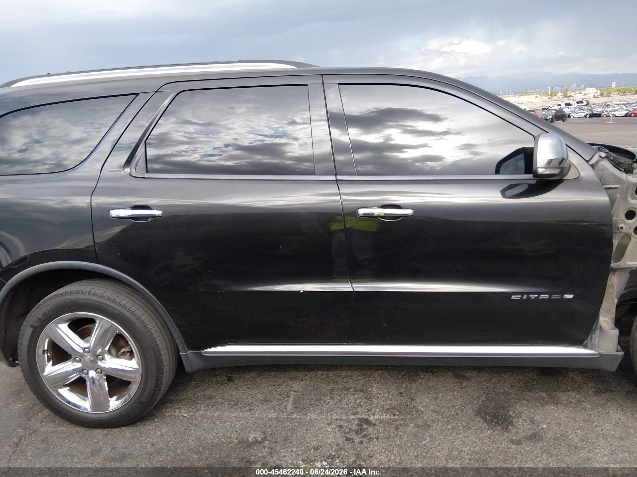 2012 Dodge Durango Citadel Black vin: 1C4RDJEG9CC321108