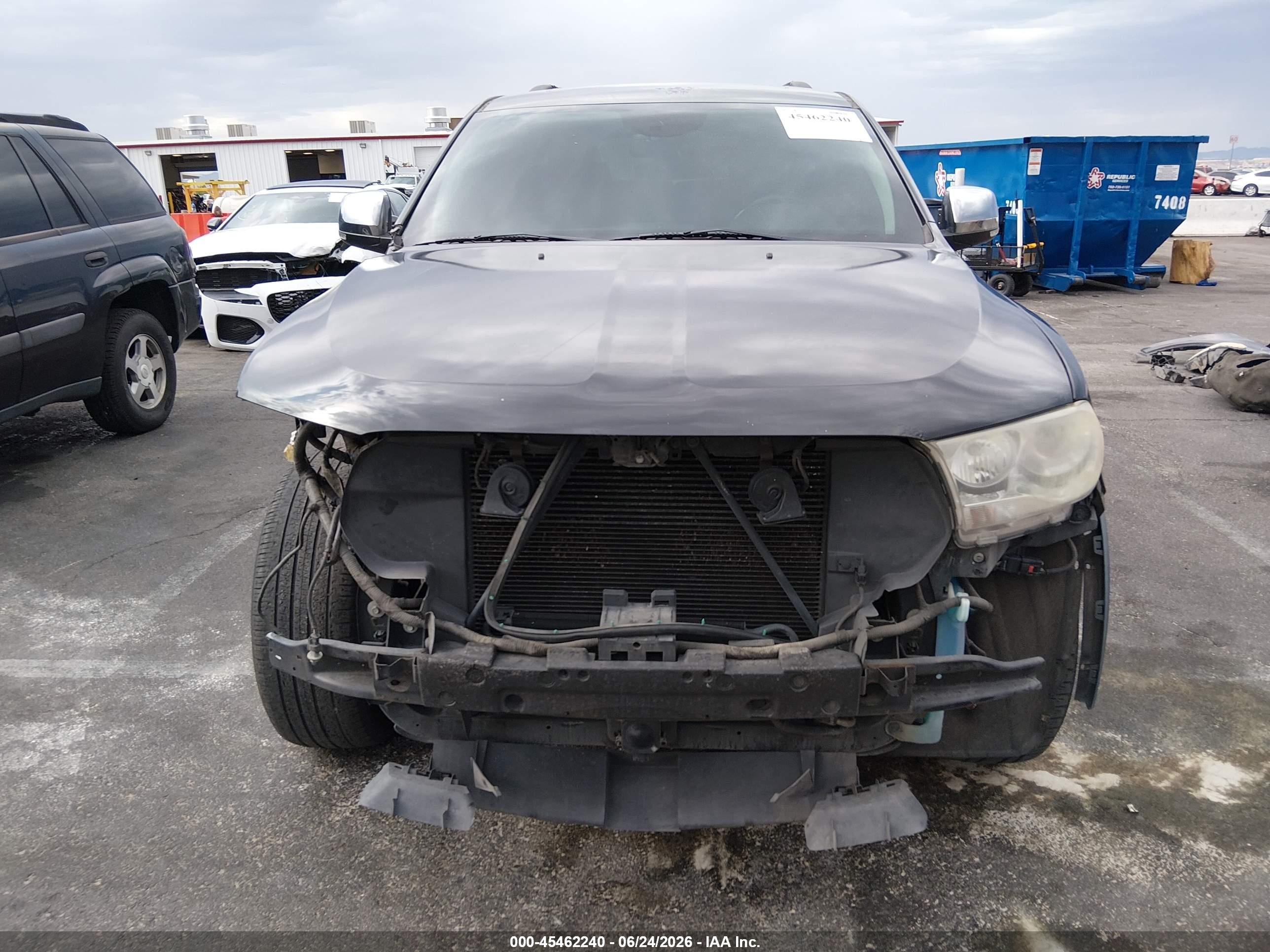 2012 Dodge Durango Citadel Black vin: 1C4RDJEG9CC321108