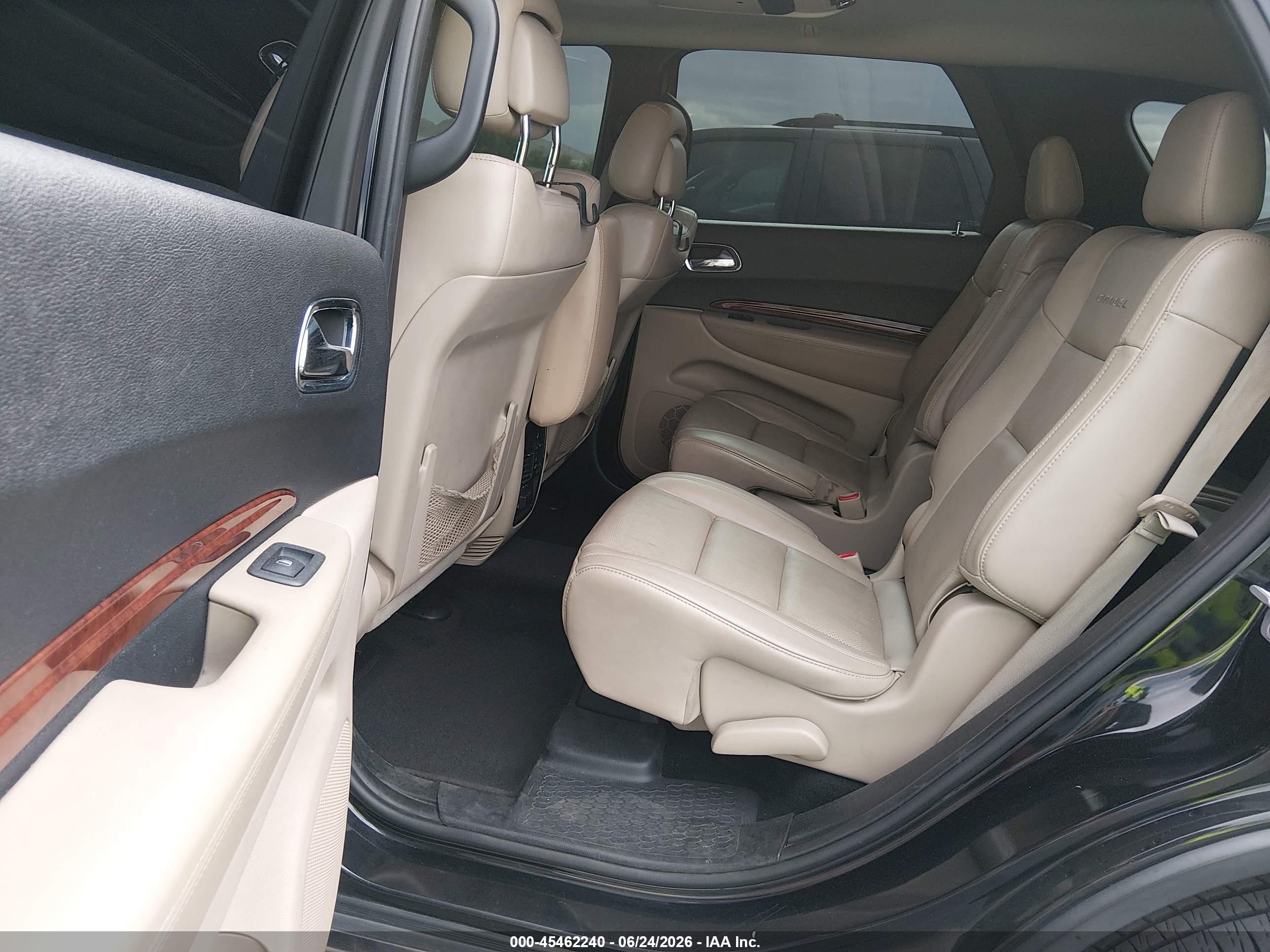 2012 Dodge Durango Citadel Black vin: 1C4RDJEG9CC321108