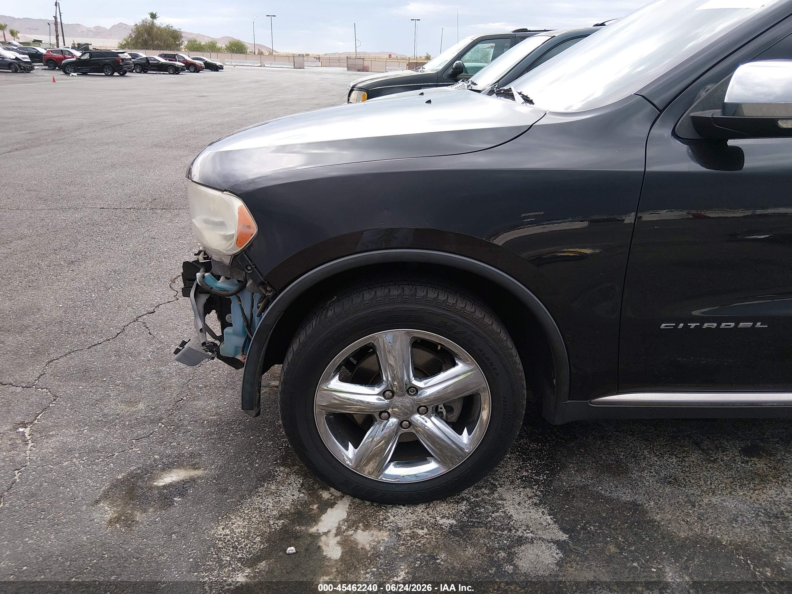2012 Dodge Durango Citadel Black vin: 1C4RDJEG9CC321108
