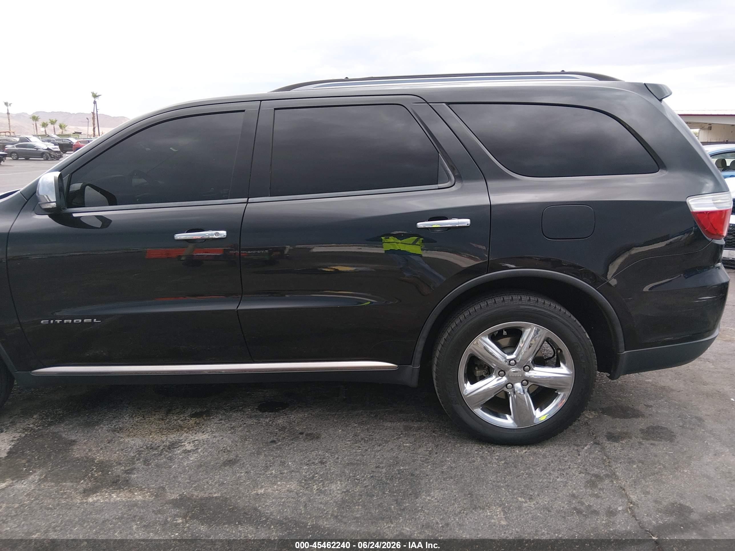2012 Dodge Durango Citadel Black vin: 1C4RDJEG9CC321108