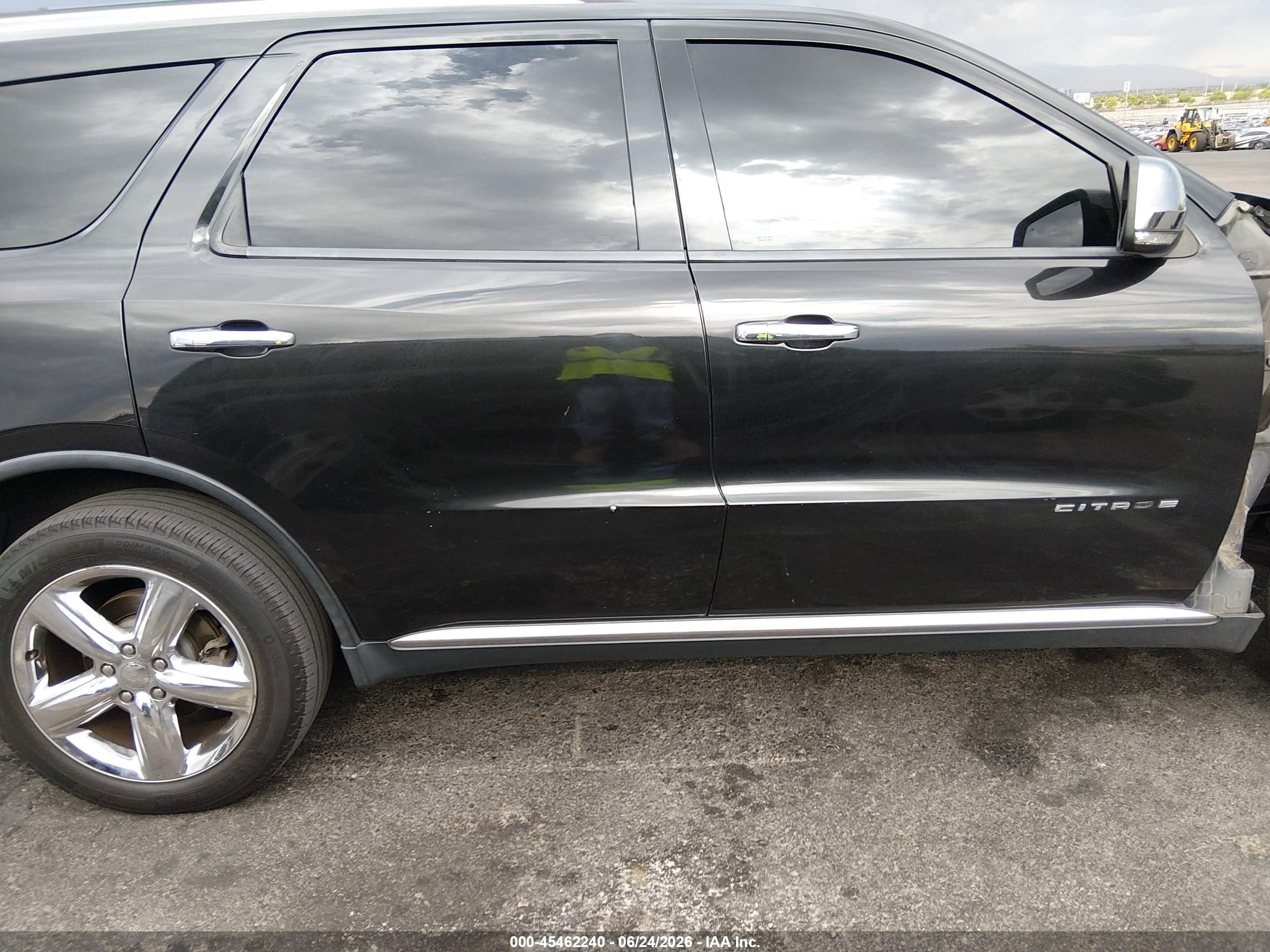 2012 Dodge Durango Citadel Black vin: 1C4RDJEG9CC321108