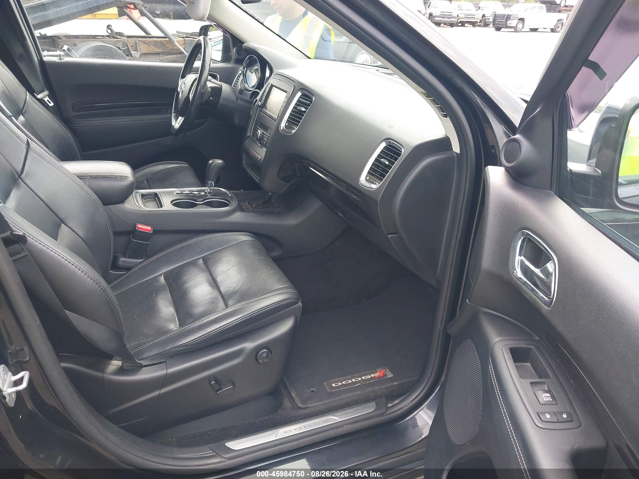 2013 Dodge Durango Citadel Черный vin: 1C4RDJEG9DC556979
