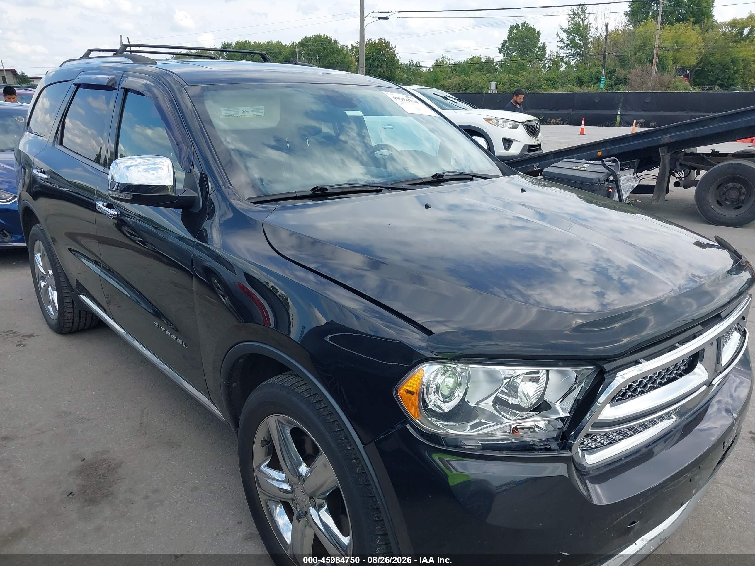 2013 Dodge Durango Citadel Черный vin: 1C4RDJEG9DC556979