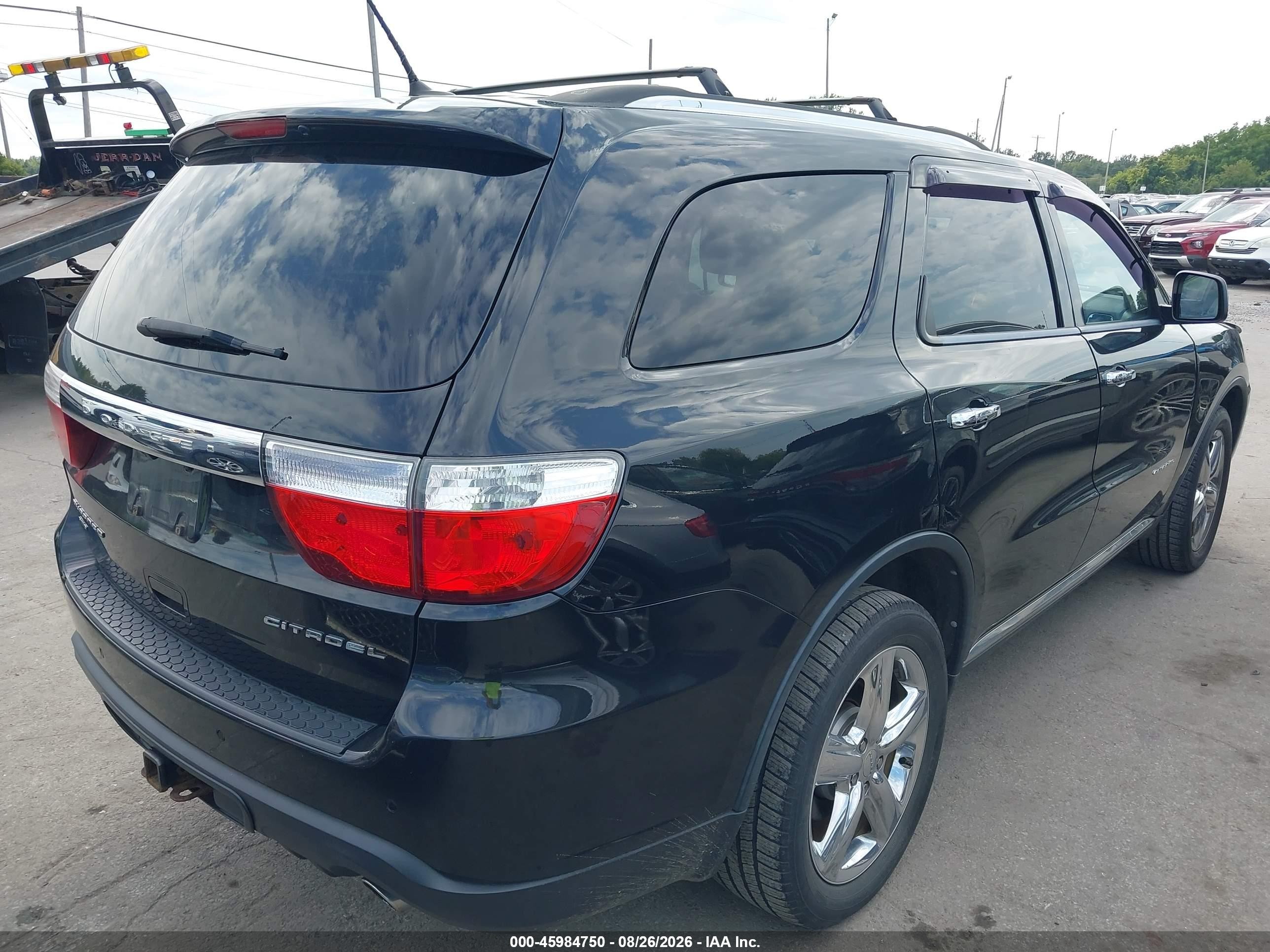 2013 Dodge Durango Citadel Черный vin: 1C4RDJEG9DC556979