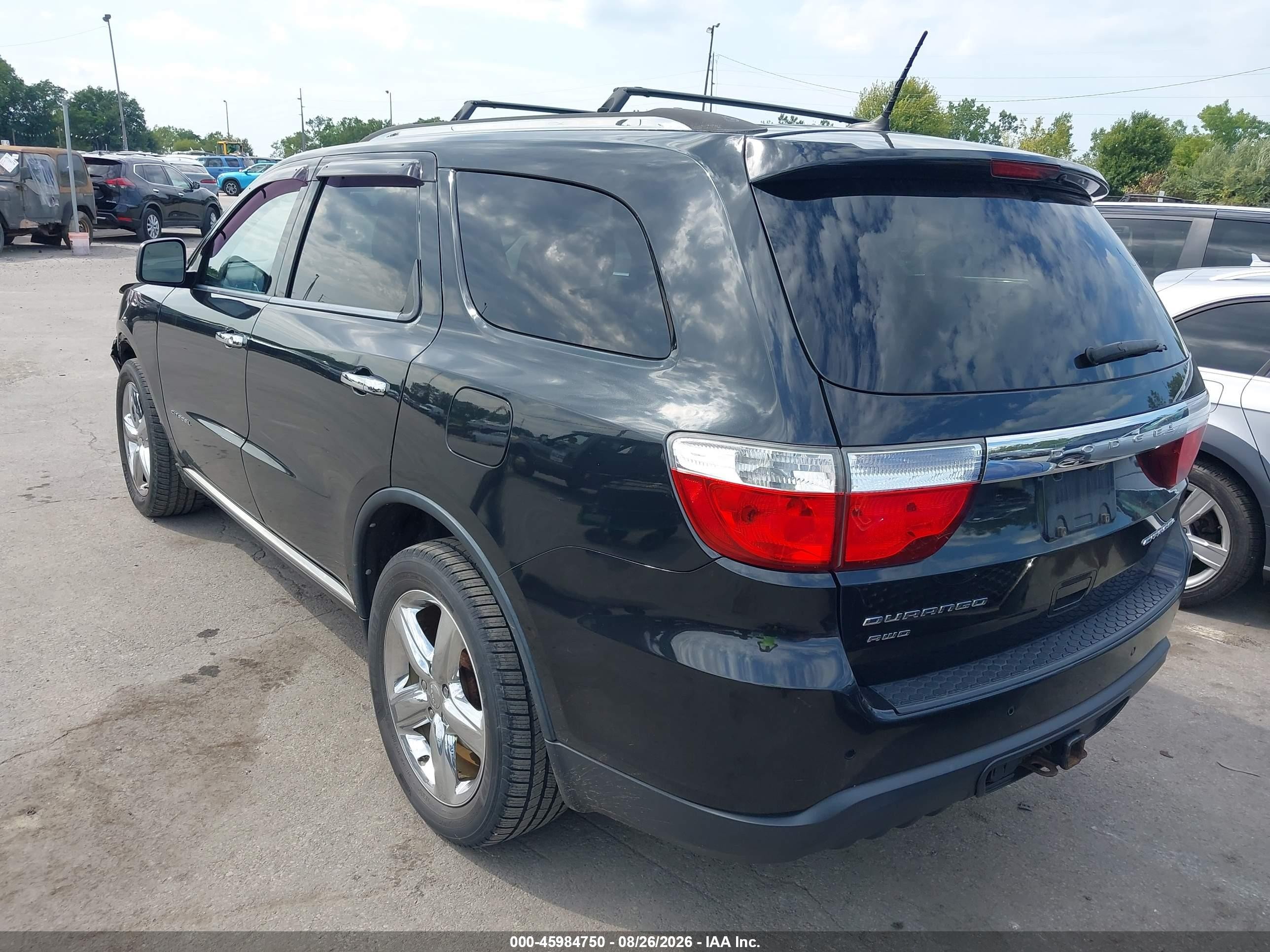 2013 Dodge Durango Citadel Черный vin: 1C4RDJEG9DC556979