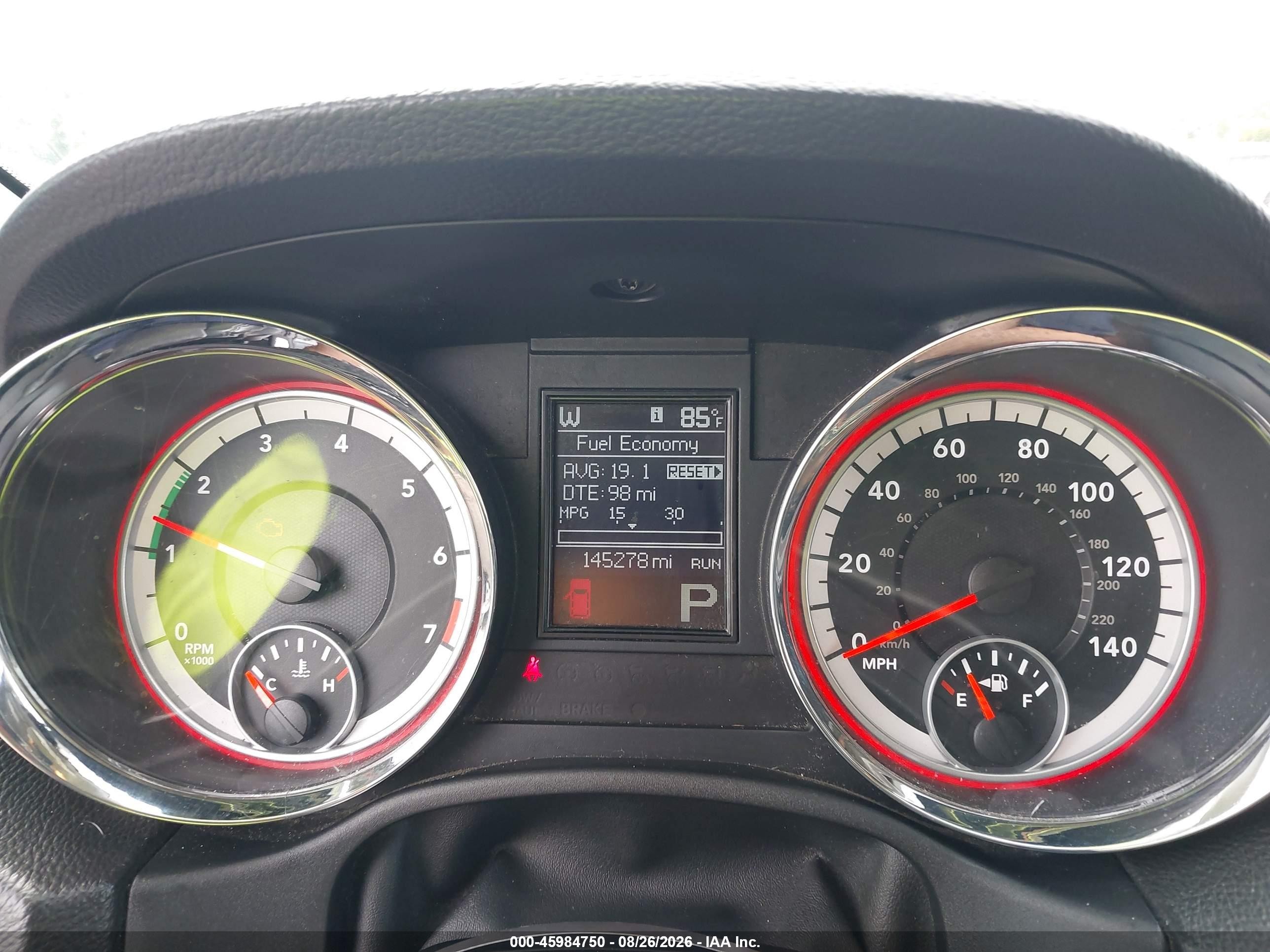 2013 Dodge Durango Citadel Черный vin: 1C4RDJEG9DC556979