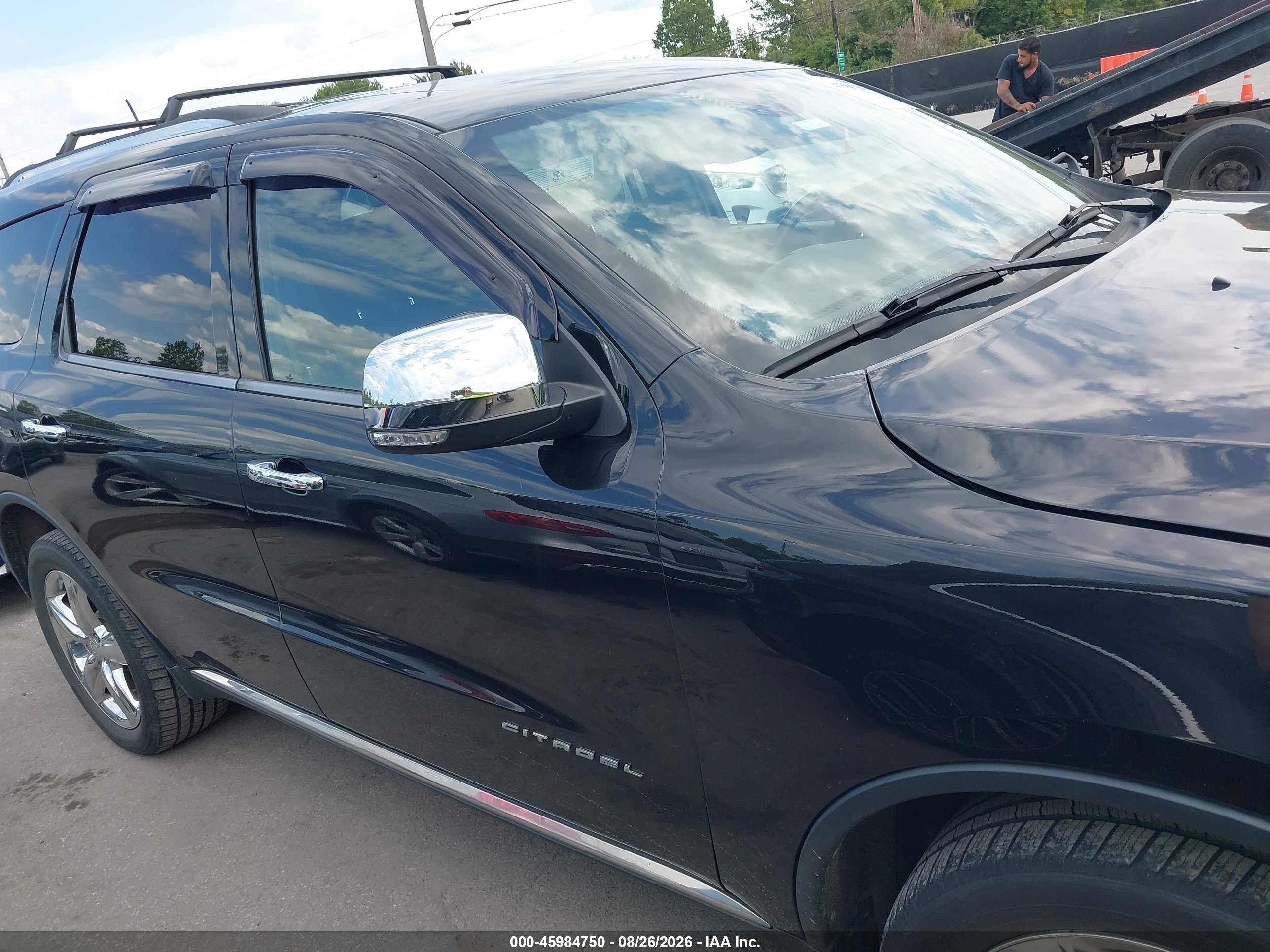 2013 Dodge Durango Citadel Черный vin: 1C4RDJEG9DC556979