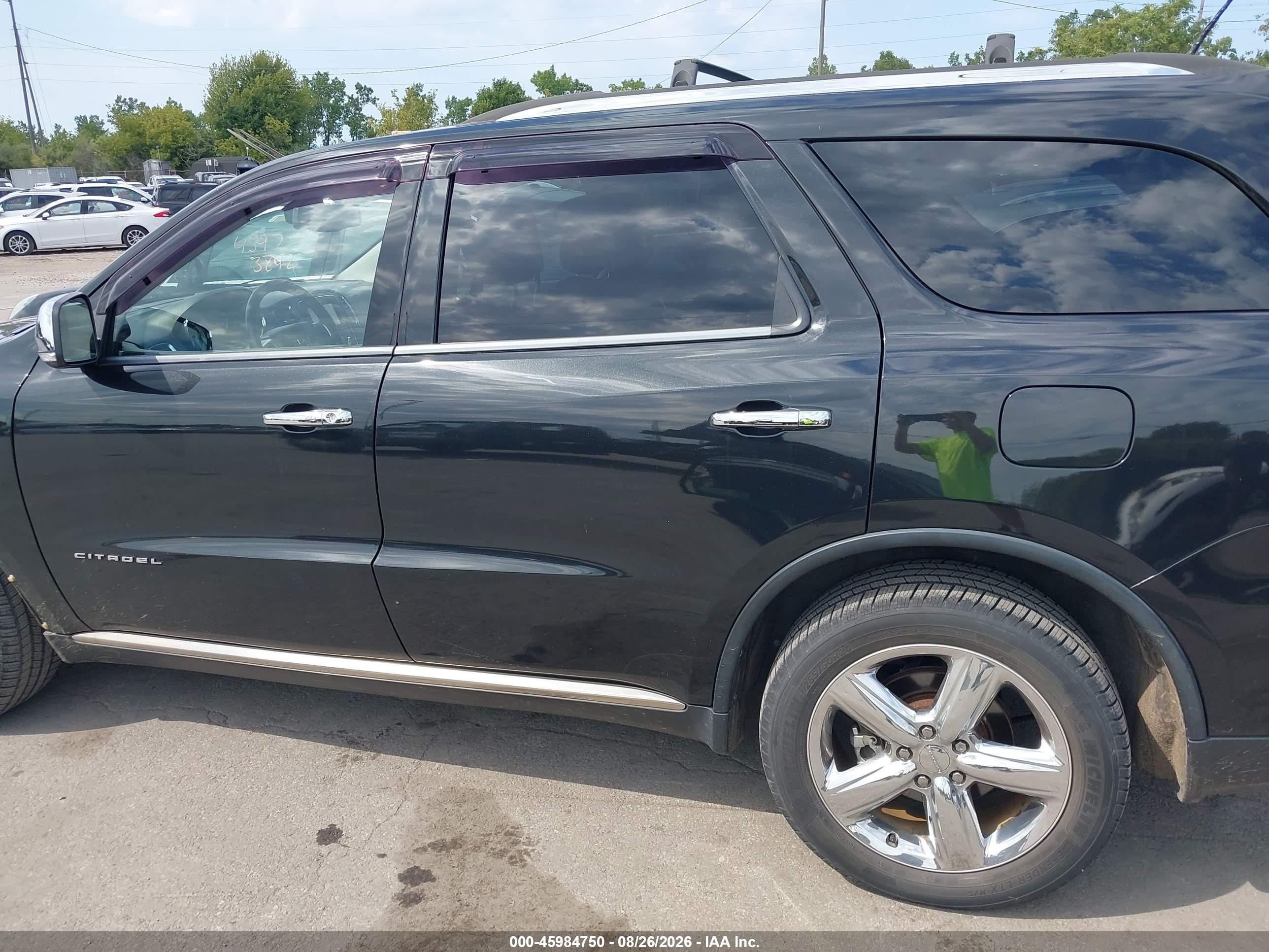 2013 Dodge Durango Citadel Черный vin: 1C4RDJEG9DC556979