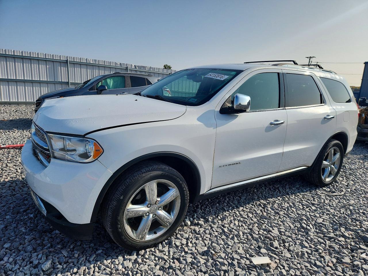 2013 Dodge Durango Citadel White vin: 1C4RDJEG9DC604822