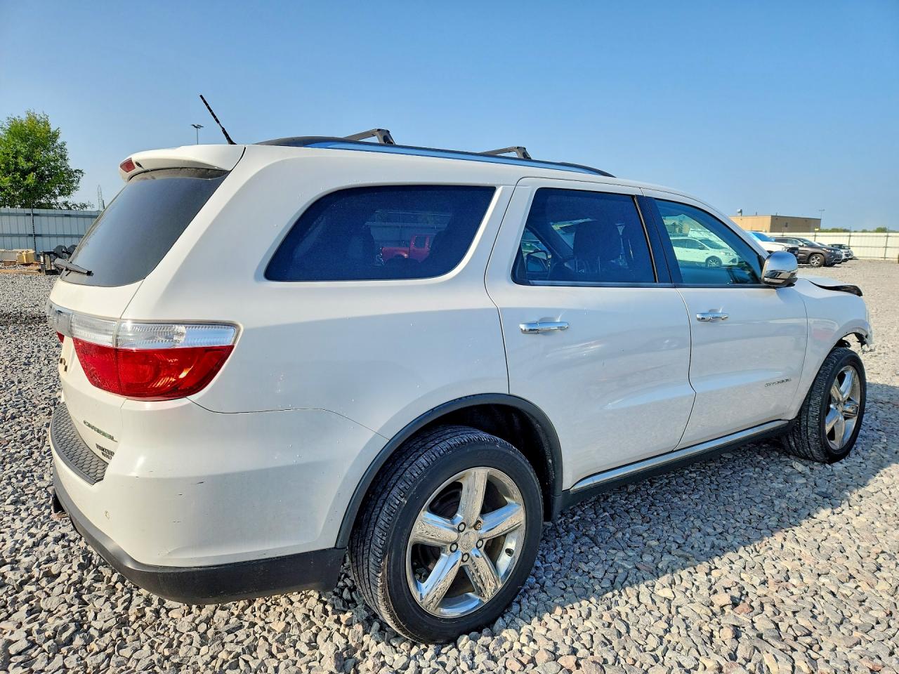 2013 Dodge Durango Citadel White vin: 1C4RDJEG9DC604822