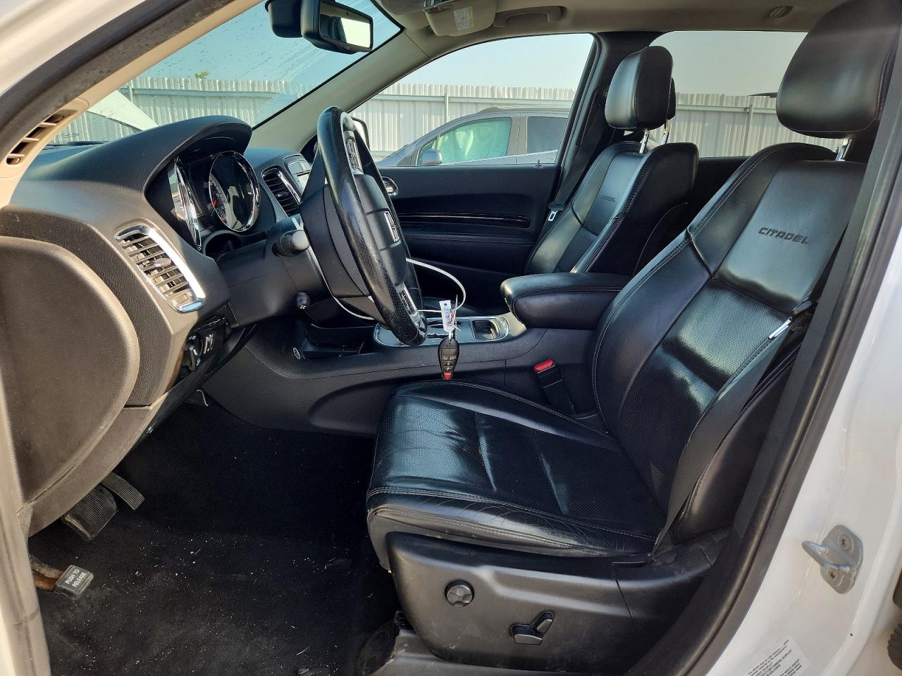 2013 Dodge Durango Citadel White vin: 1C4RDJEG9DC604822