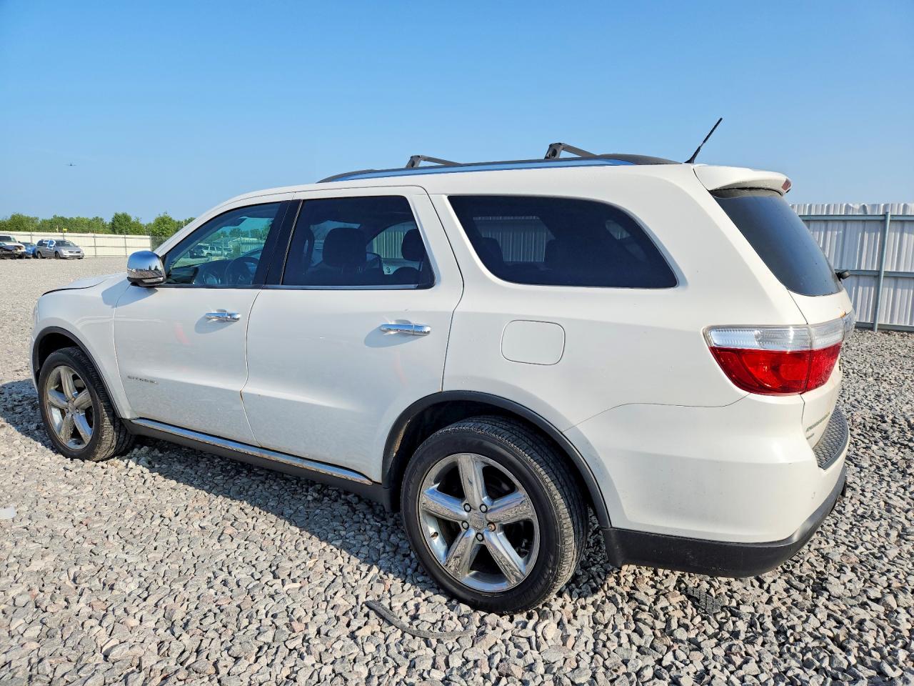 2013 Dodge Durango Citadel White vin: 1C4RDJEG9DC604822