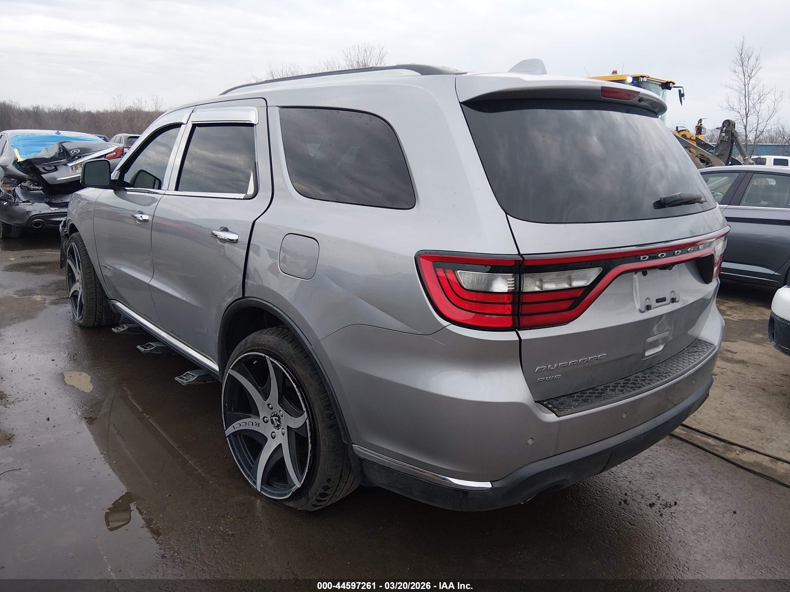 2015 Dodge Durango Citadel Silver vin: 1C4RDJEG9FC799341