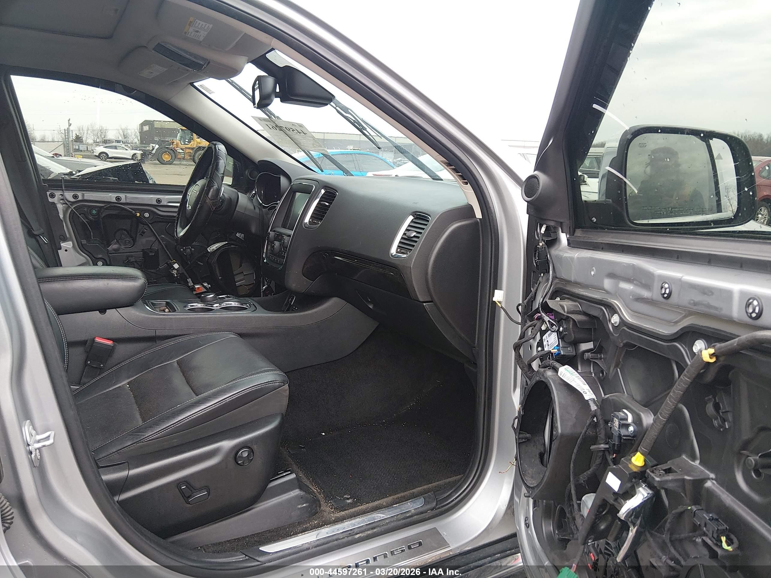2015 Dodge Durango Citadel Silver vin: 1C4RDJEG9FC799341
