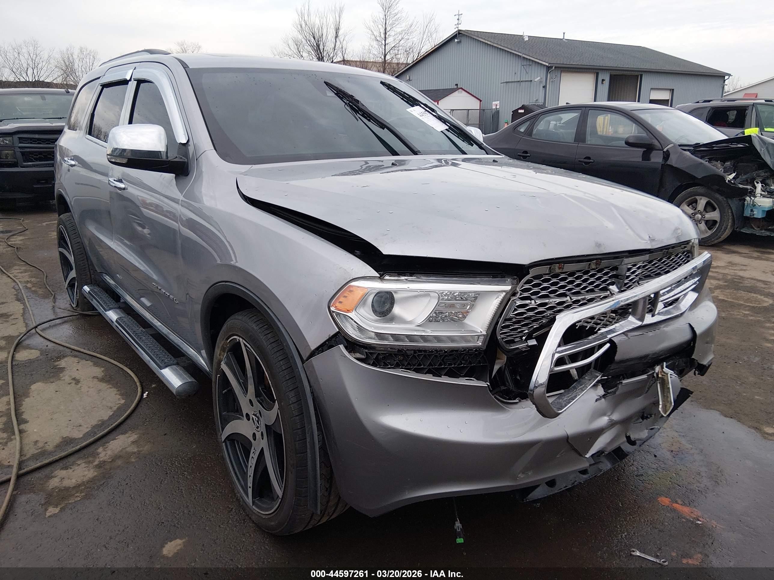 2015 Dodge Durango Citadel Silver vin: 1C4RDJEG9FC799341