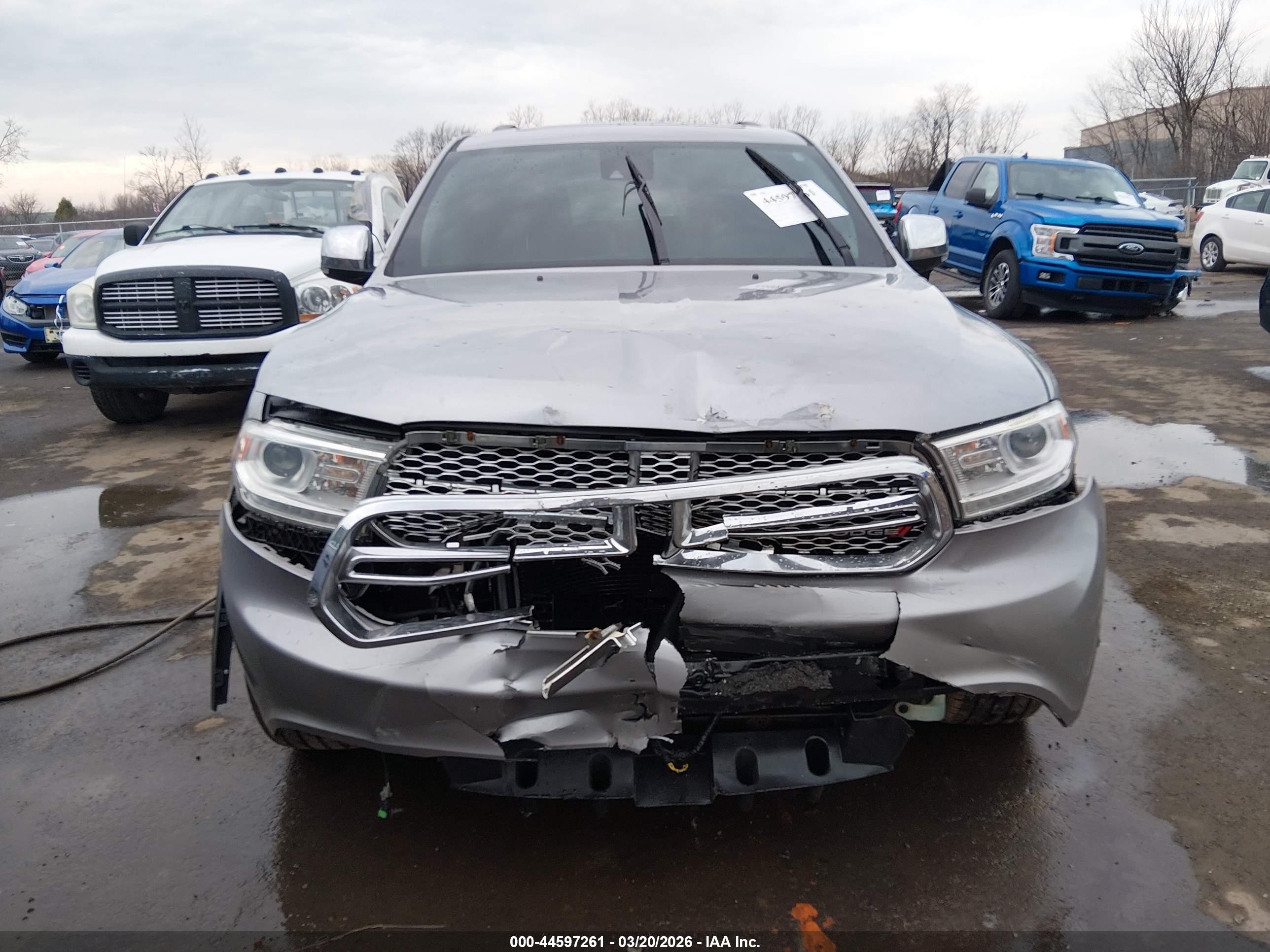 2015 Dodge Durango Citadel Silver vin: 1C4RDJEG9FC799341