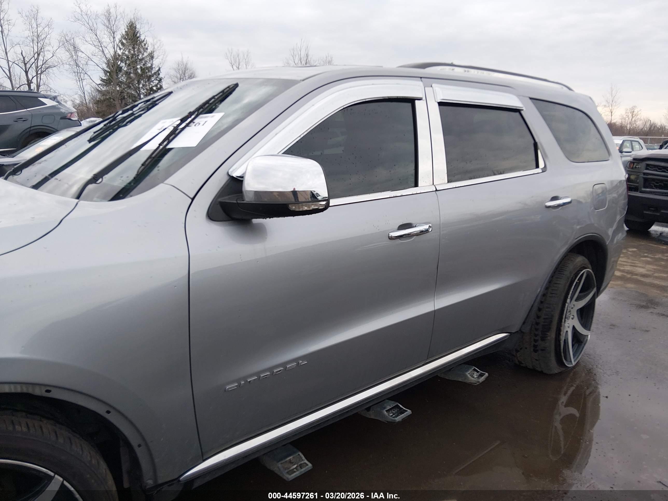 2015 Dodge Durango Citadel Silver vin: 1C4RDJEG9FC799341
