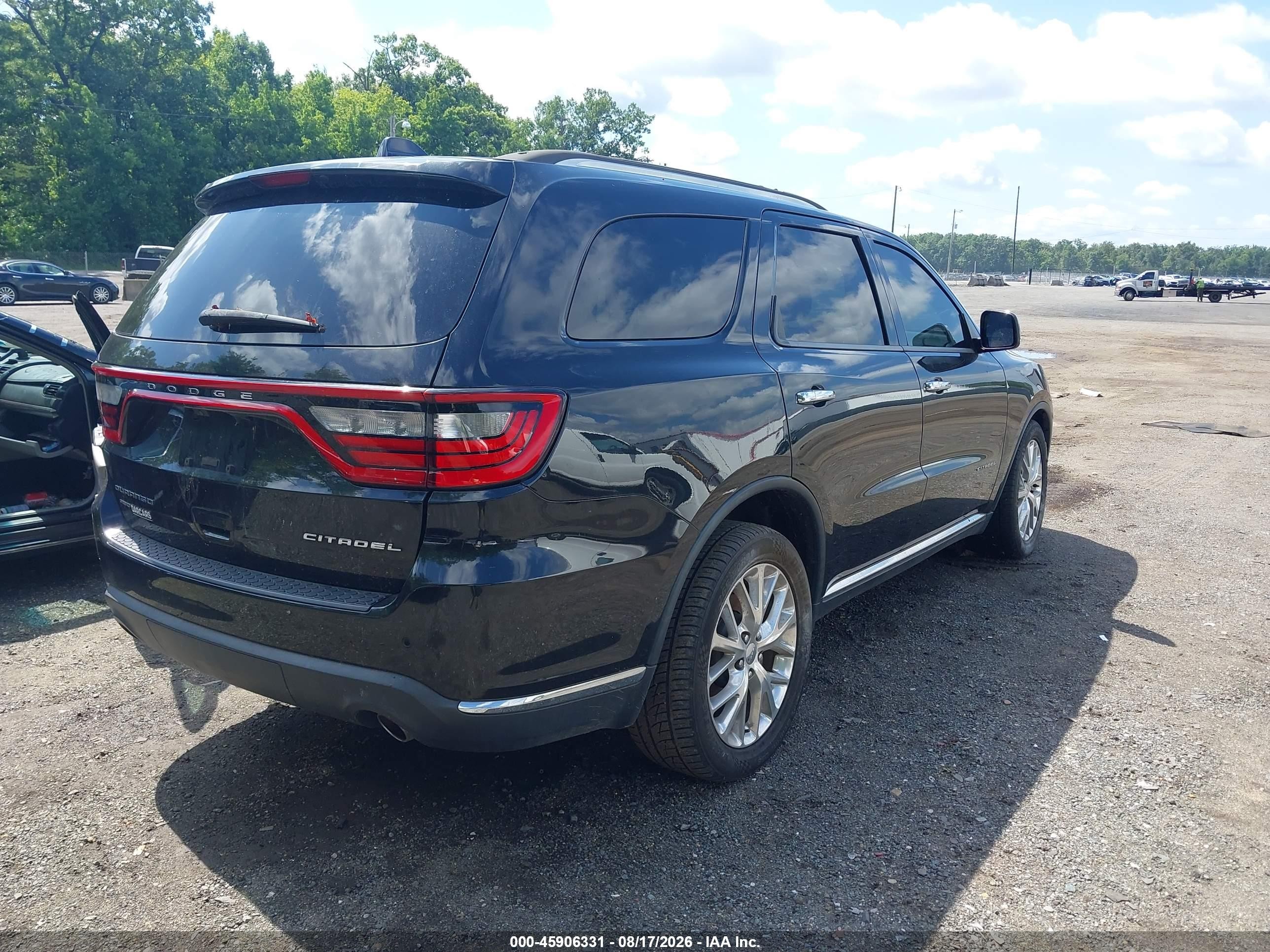 2015 Dodge Durango Citadel Black vin: 1C4RDJEG9FC843810