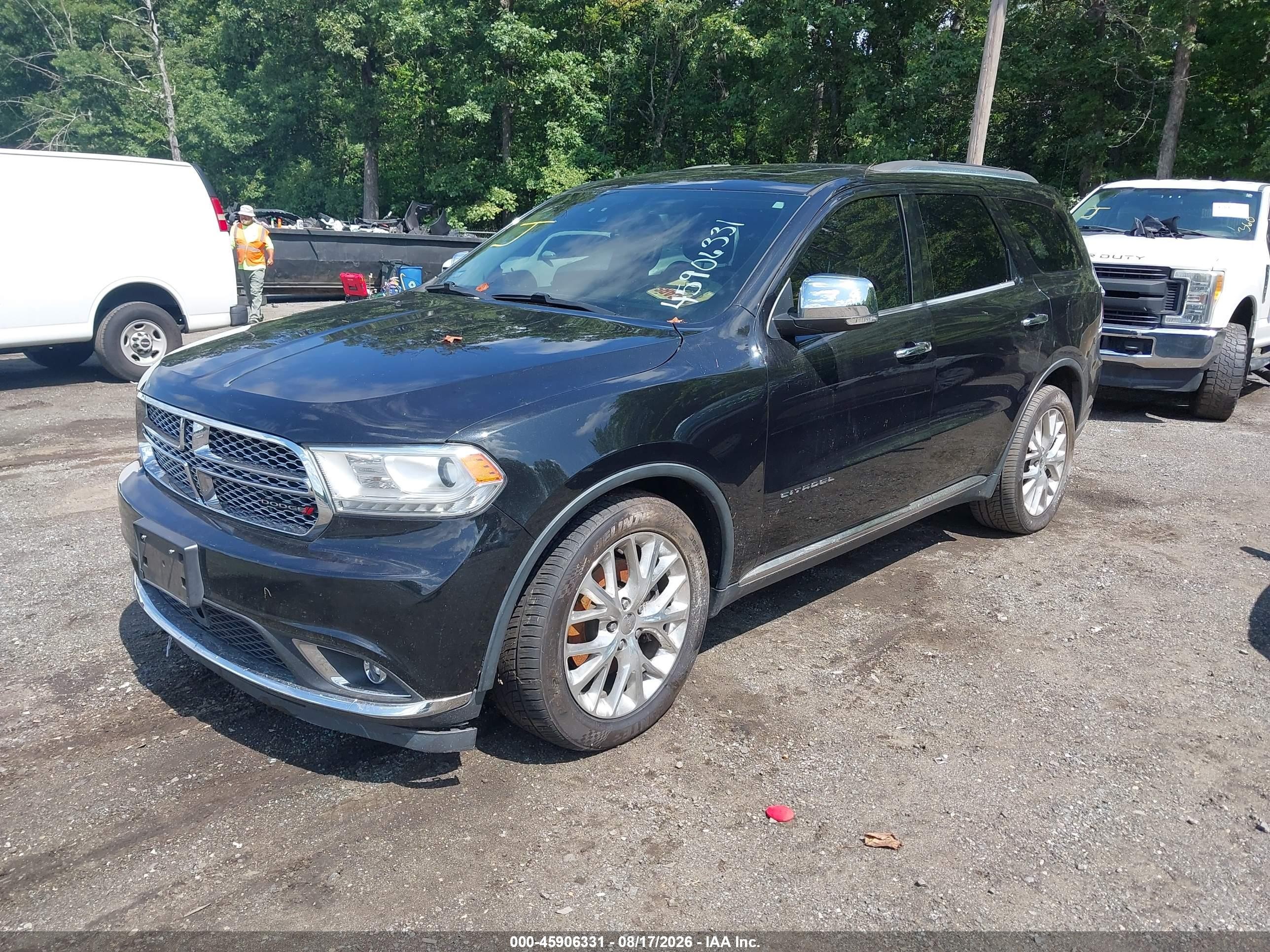 2015 Dodge Durango Citadel Black vin: 1C4RDJEG9FC843810