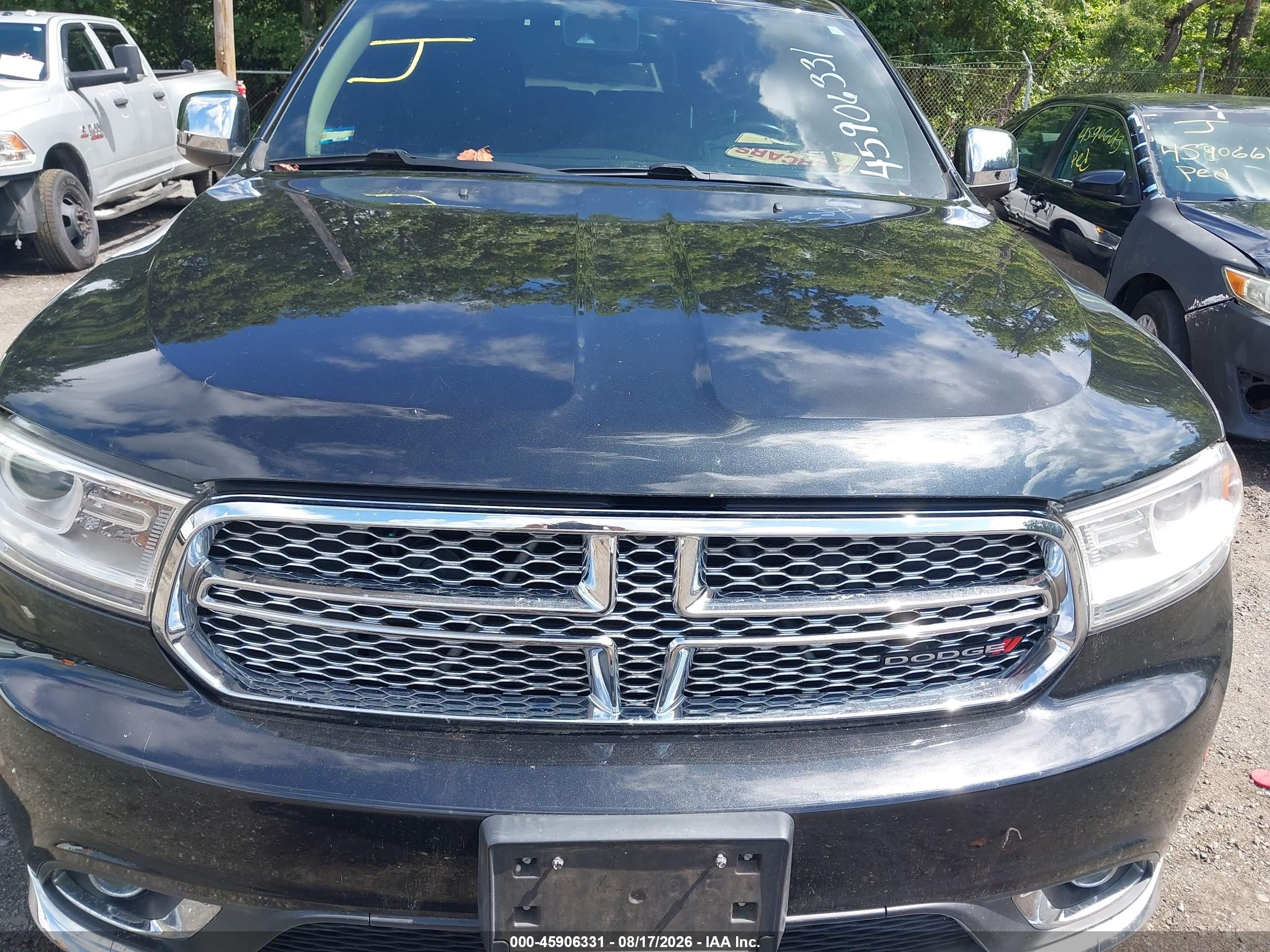 2015 Dodge Durango Citadel Black vin: 1C4RDJEG9FC843810