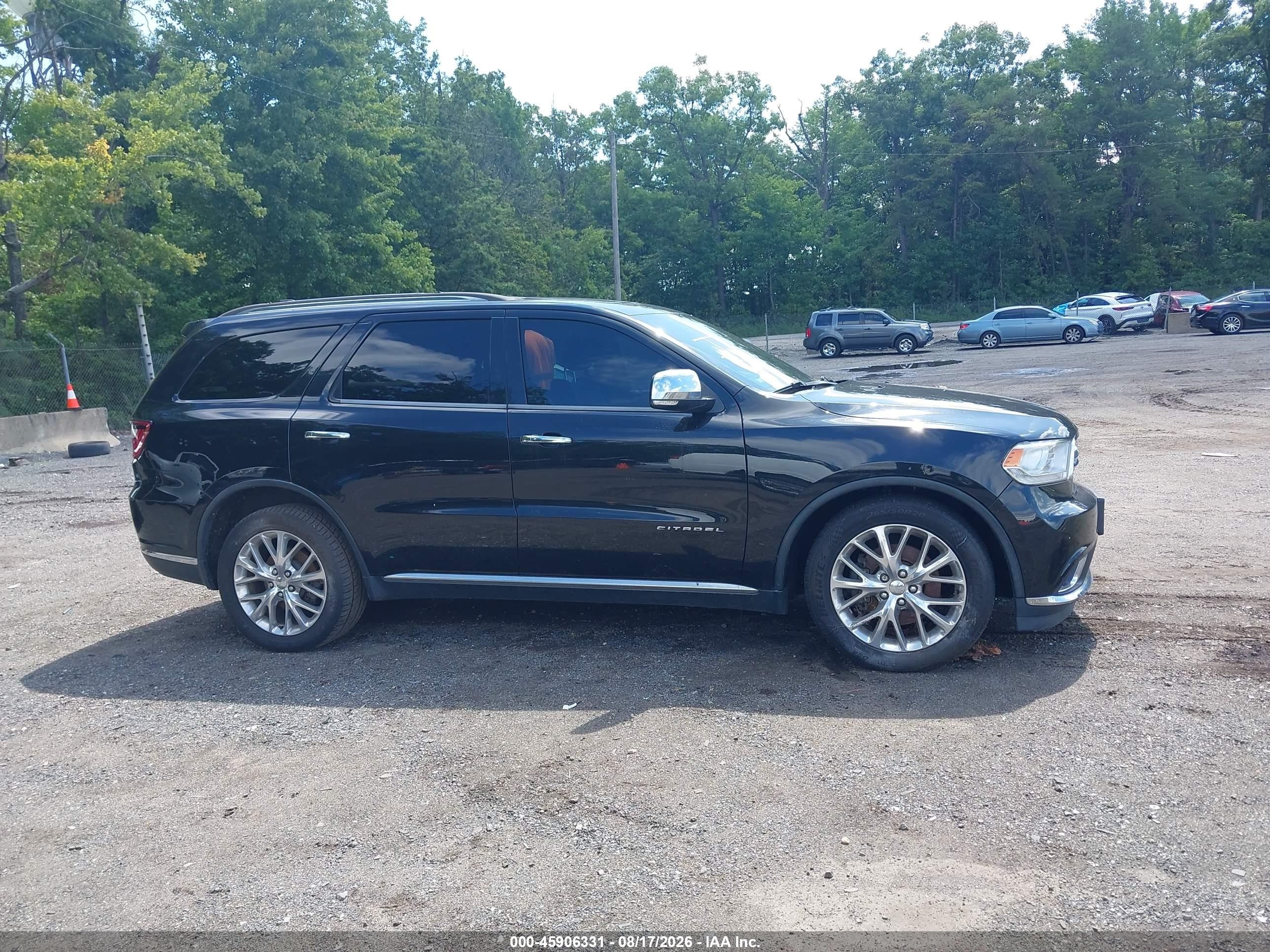 2015 Dodge Durango Citadel Black vin: 1C4RDJEG9FC843810
