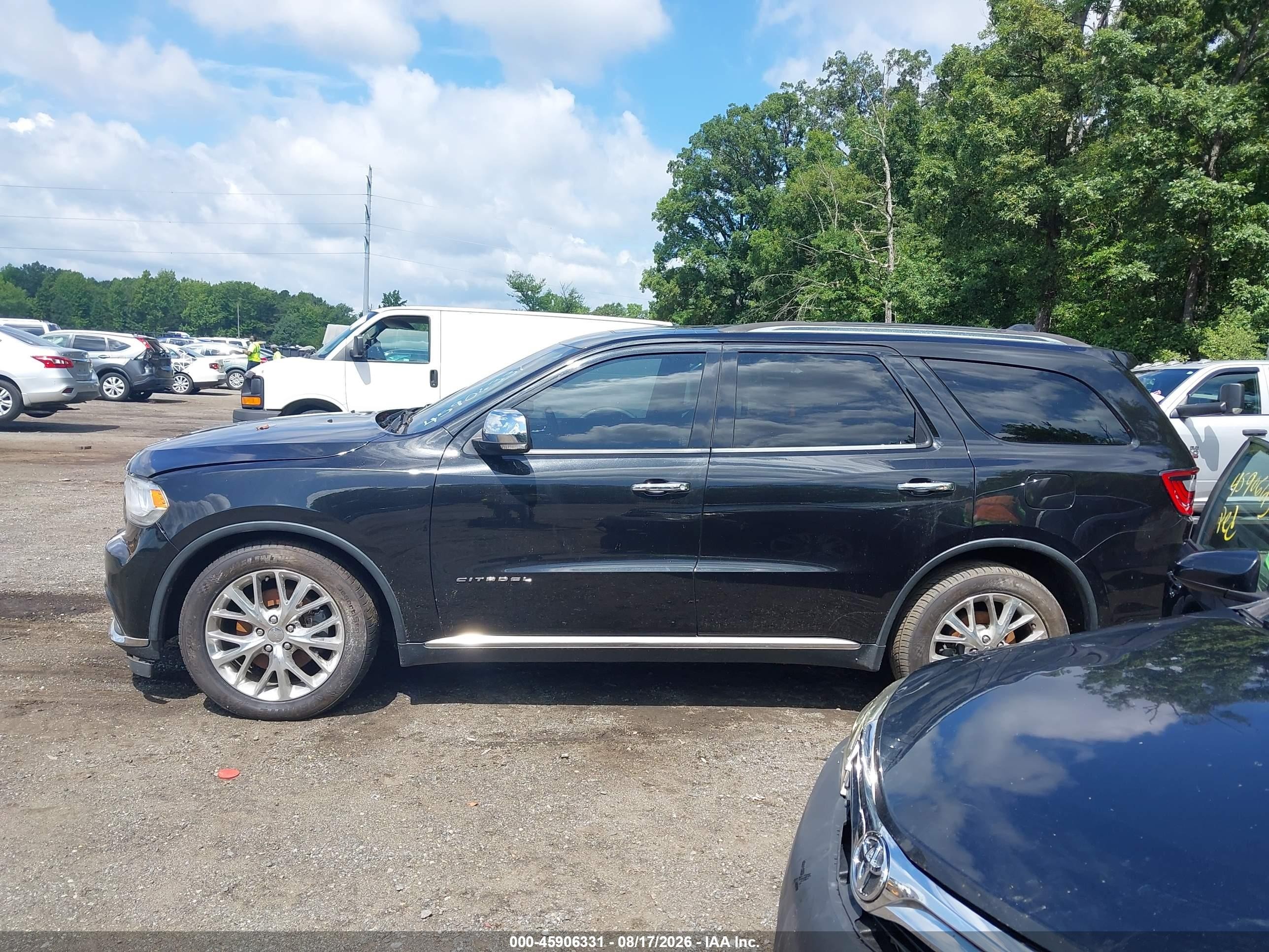 2015 Dodge Durango Citadel Black vin: 1C4RDJEG9FC843810