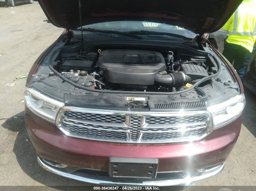 2017 Dodge Durango Citadel Burgundy vin: 1C4RDJEG9HC748926