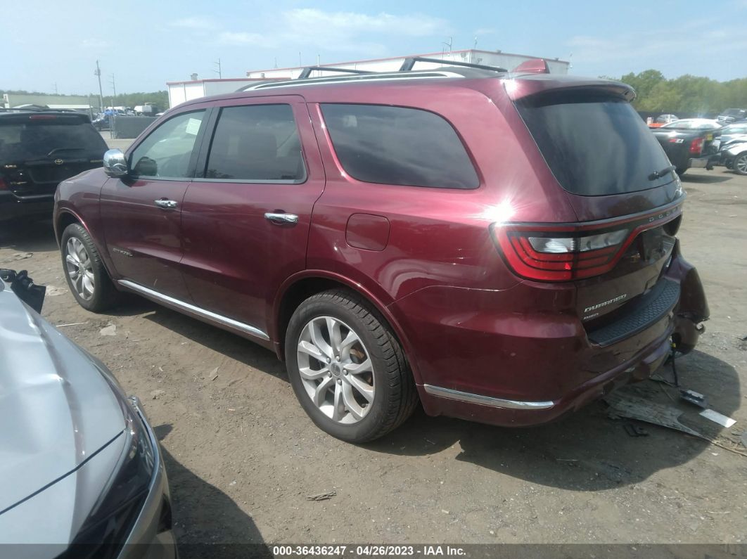 2017 Dodge Durango Citadel Burgundy vin: 1C4RDJEG9HC748926