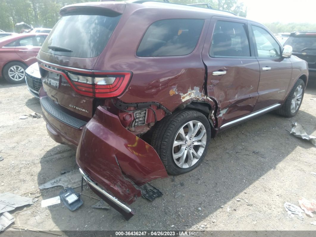2017 Dodge Durango Citadel Burgundy vin: 1C4RDJEG9HC748926