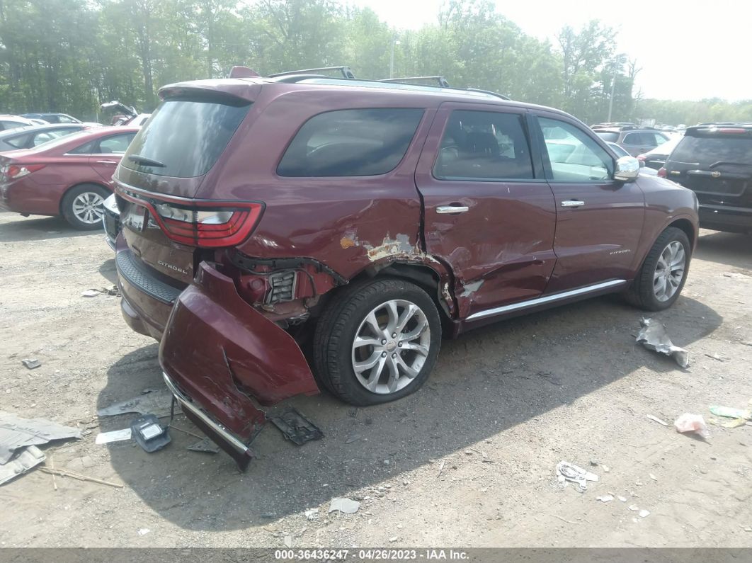 2017 Dodge Durango Citadel Burgundy vin: 1C4RDJEG9HC748926