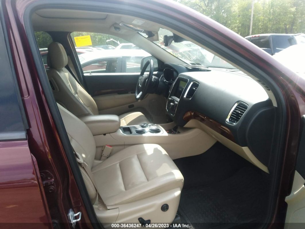 2017 Dodge Durango Citadel Burgundy vin: 1C4RDJEG9HC748926