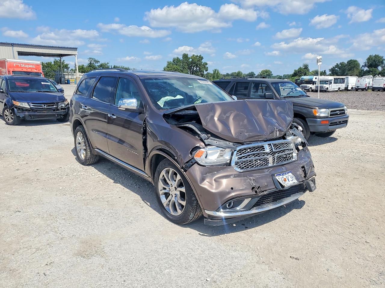 2018 Dodge Durango Citadel Brown vin: 1C4RDJEG9JC314818