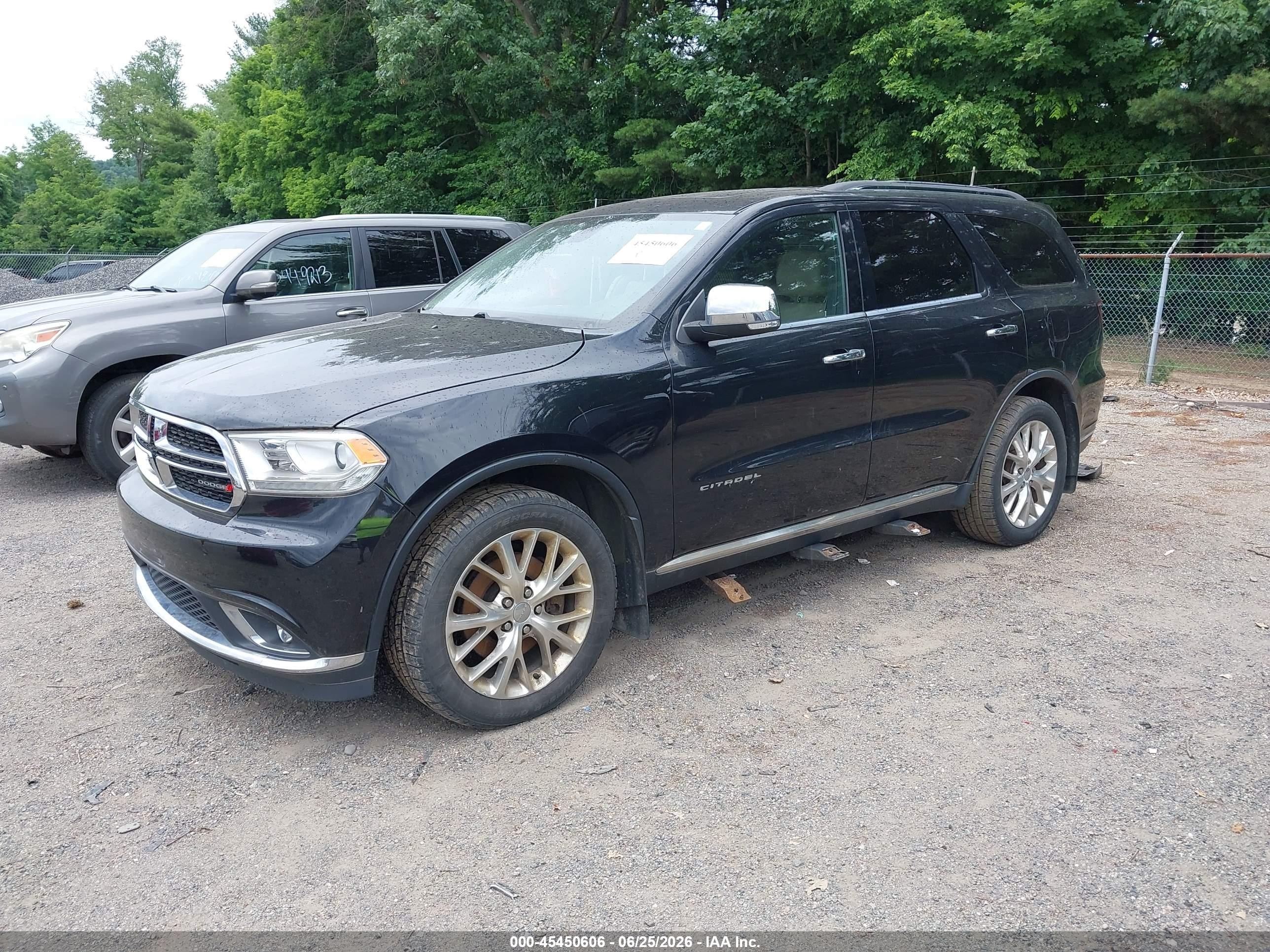 2014 Dodge Durango Citadel Черный vin: 1C4RDJEGXEC301601